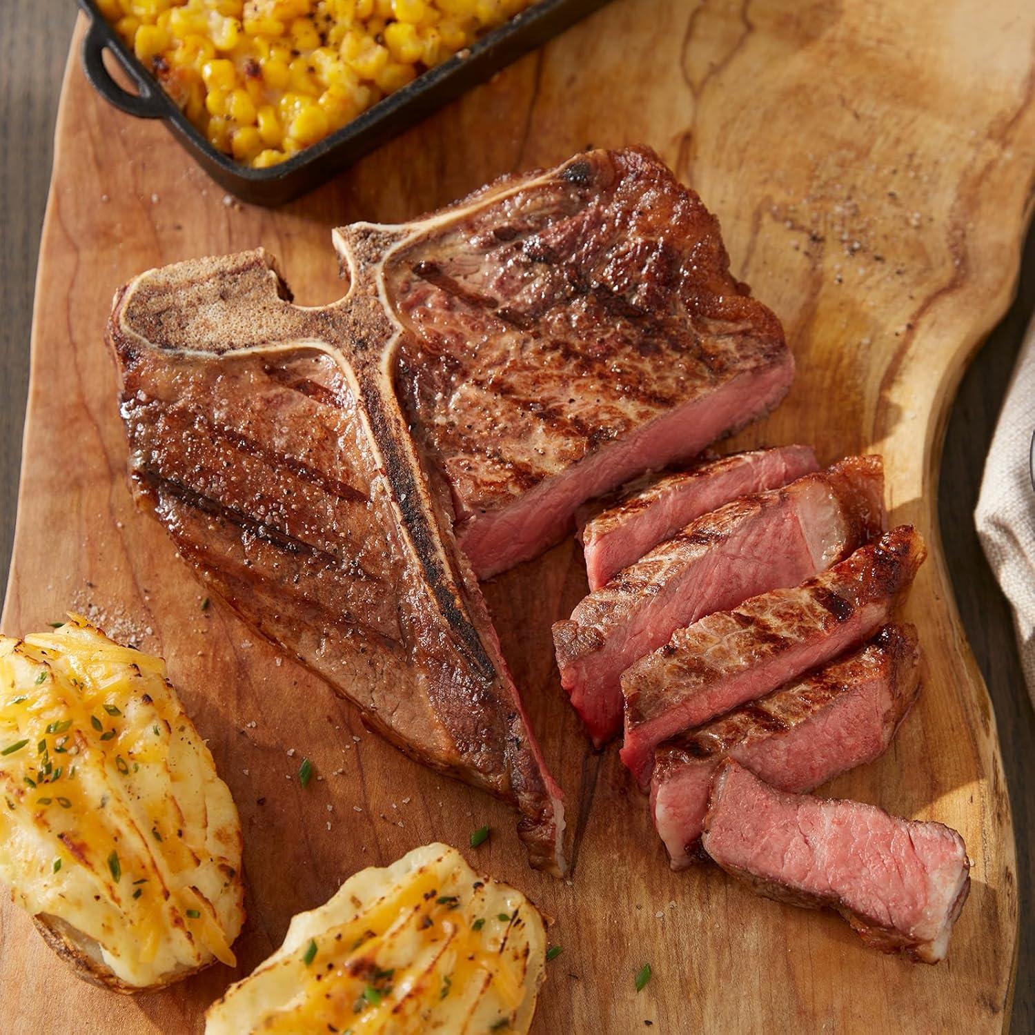 Premium Porterhouse Steak Showdown: Aged 28 Days, Bone-In, Tested Flavor... Kitchen Essential Wins!