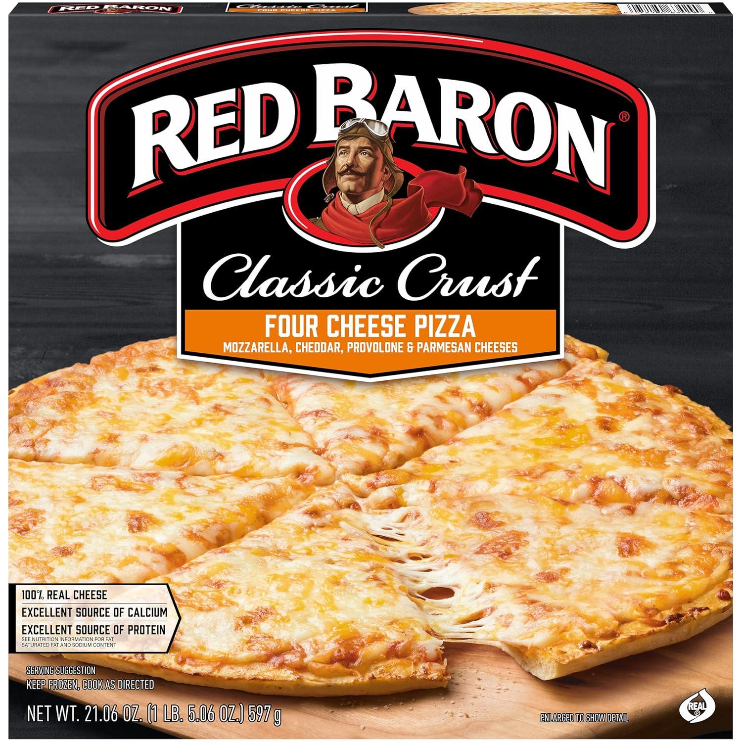 Red Baron Versus Four Cheese Pizza: Tested Taste Vs. Frozen Deal