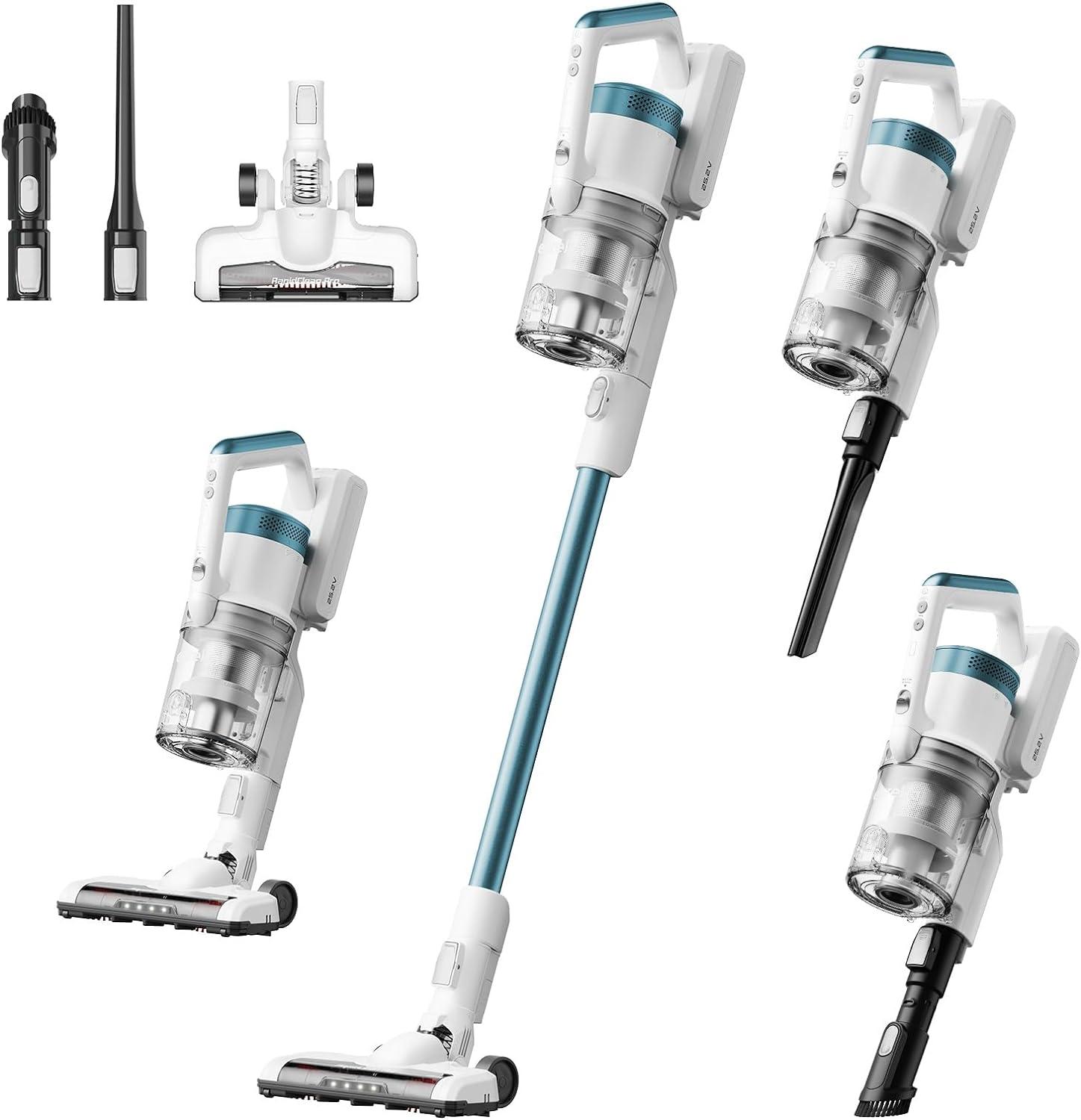 Surprising Showdown: Eureka vs. RapidClean… Best Pet Hardwood Vacuum? (Blue)