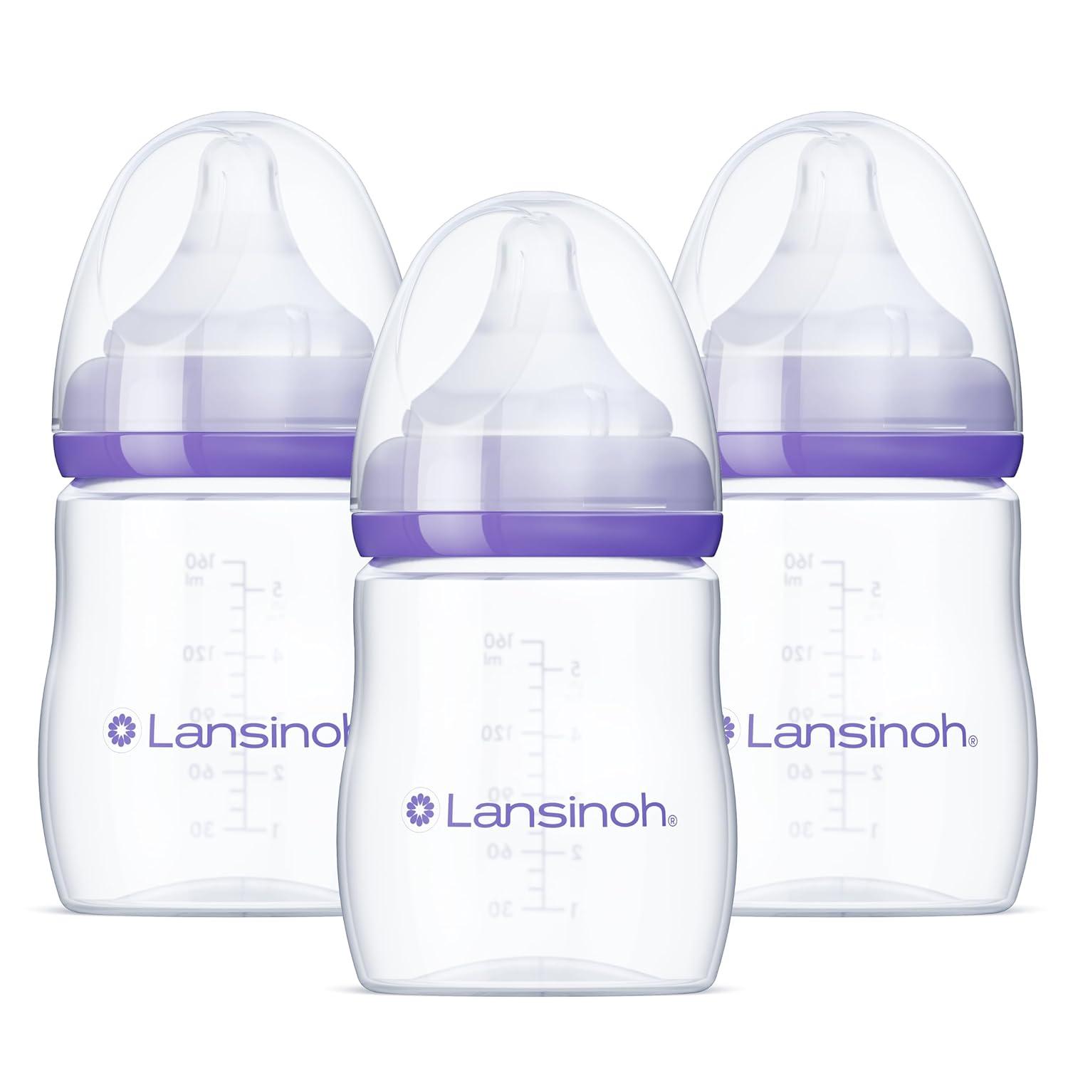 Lansinoh Anti-Colic Bottles Versus triumph... Breastfeeding ease in 3-Count test
