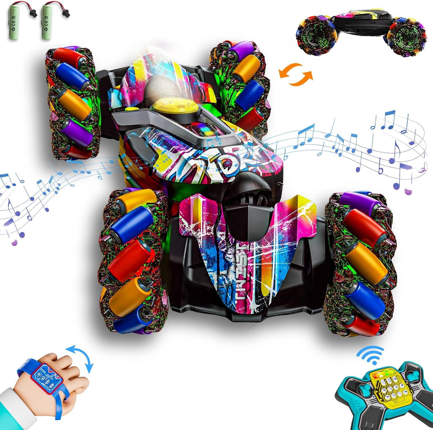 Compare RC Stunt Car's Spin & Spray: Kids' Top Toy Showdown... Surprising Gifts for Ages 3-12!