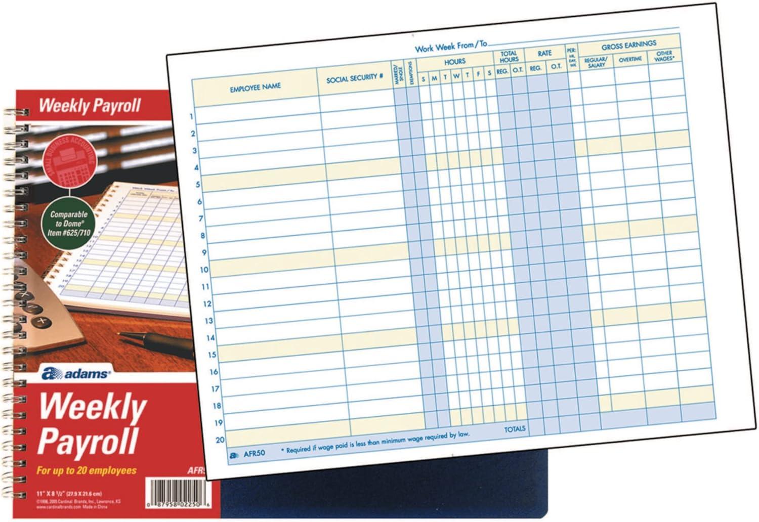 A White Spiral-Bound Payroll Showdown: 20 Tested Employees, 40 Digits Perfect!