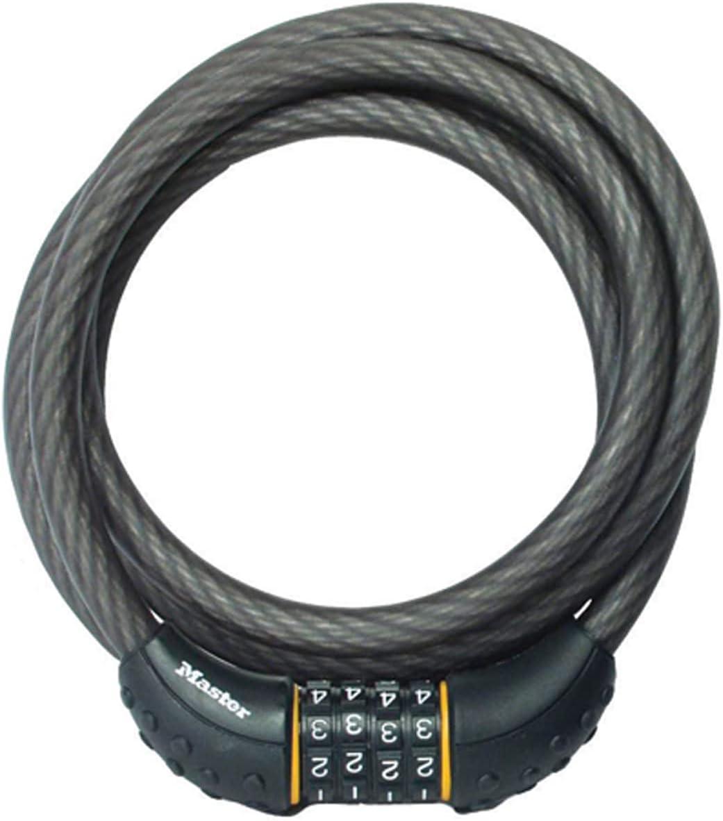 Master Lock Combo Bike Lock Tested Versus Custom Code, Long Black Funky Gear Insight