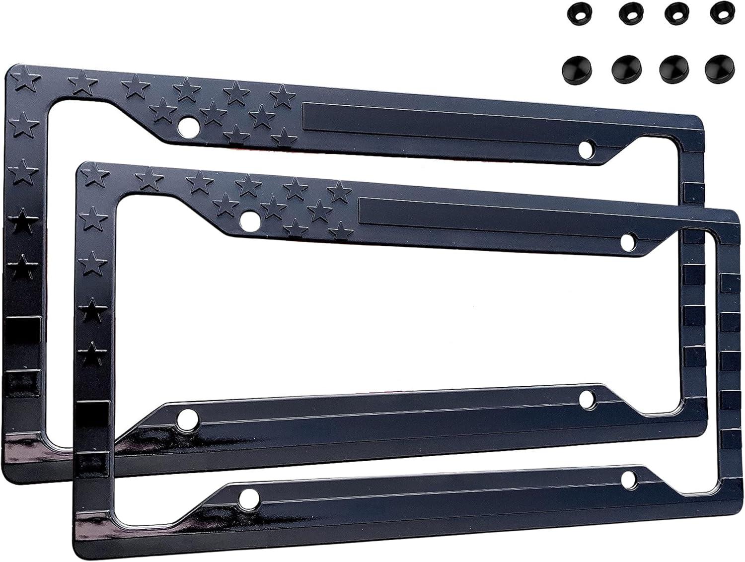 Subduedly Tested Flag Frame Showdown: Black Gloss on Matte Black… автомобильный тренд?