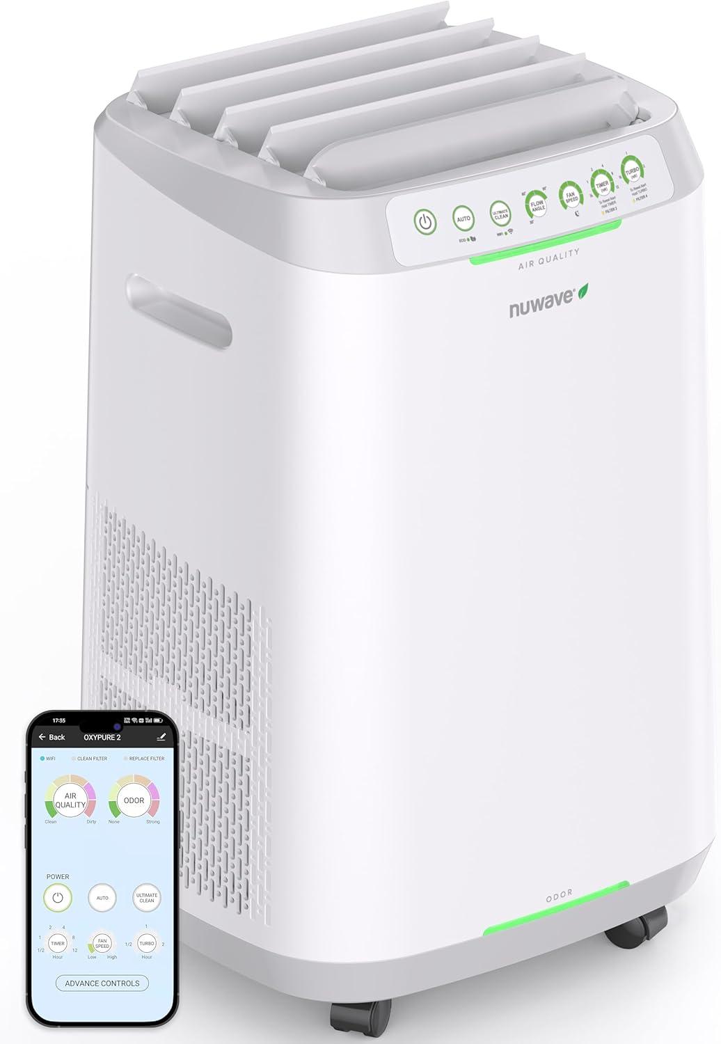 NuWave Purifier Versus Waste: compare airflow, filters tested... Smart Air Purifier insight