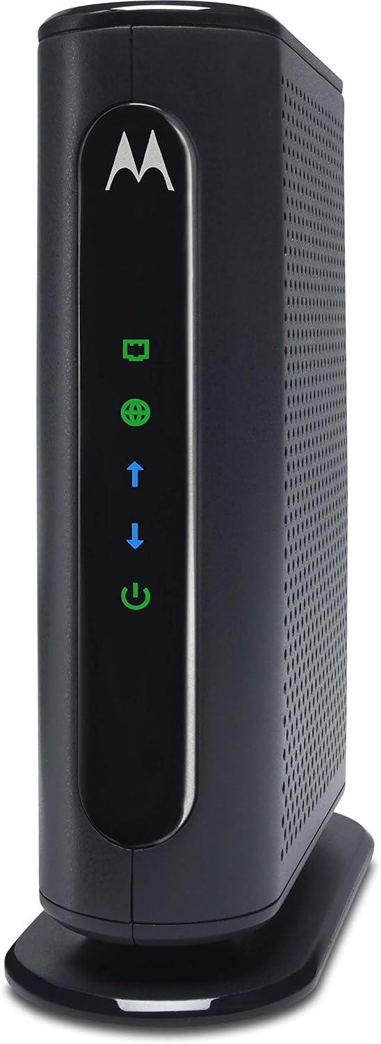 MOTOROLA 8x4 Cable Modem Showdown: 343 Mbps, Multi-ISP Cert, No Wireless