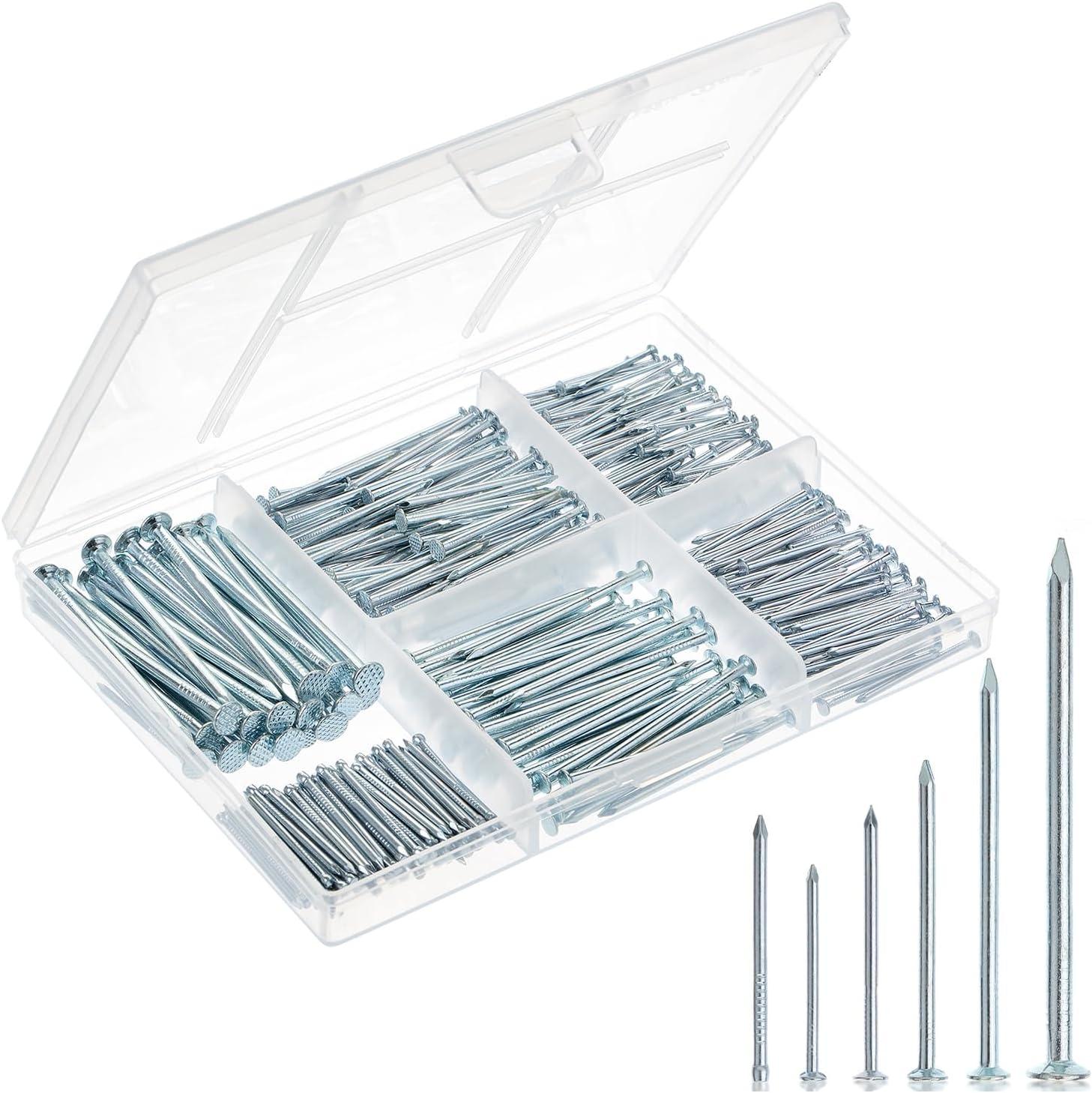 Galvanized Hardware Nails Showdown: 1800pcs vs 400pcs Tested for Picture Hanging Durability