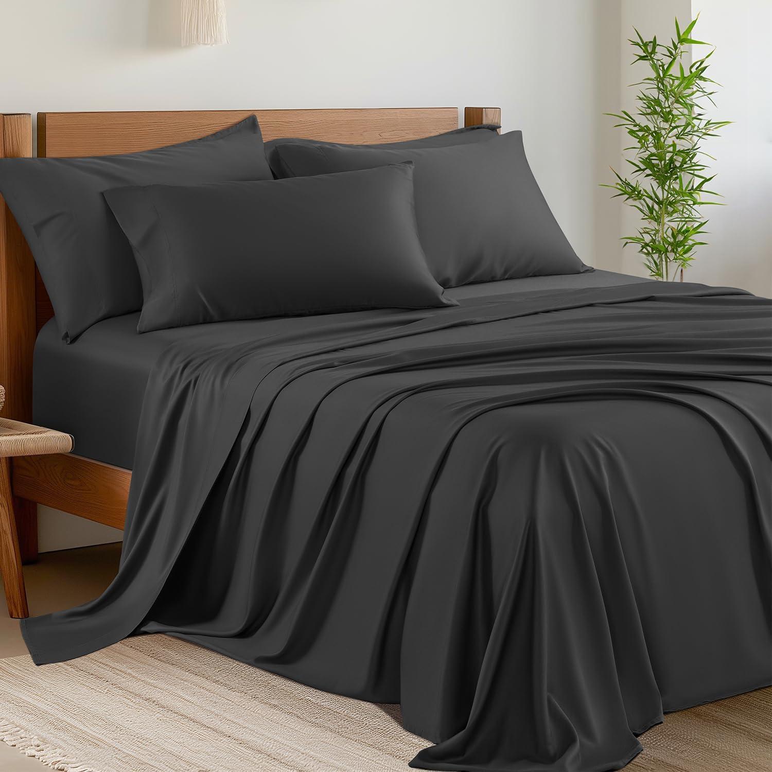 Shilucheng's Bamboo-Rayon, 16-Inch Deep Pocket, Black Showdown: Surprising Cooling & Hotel Comfort Tested