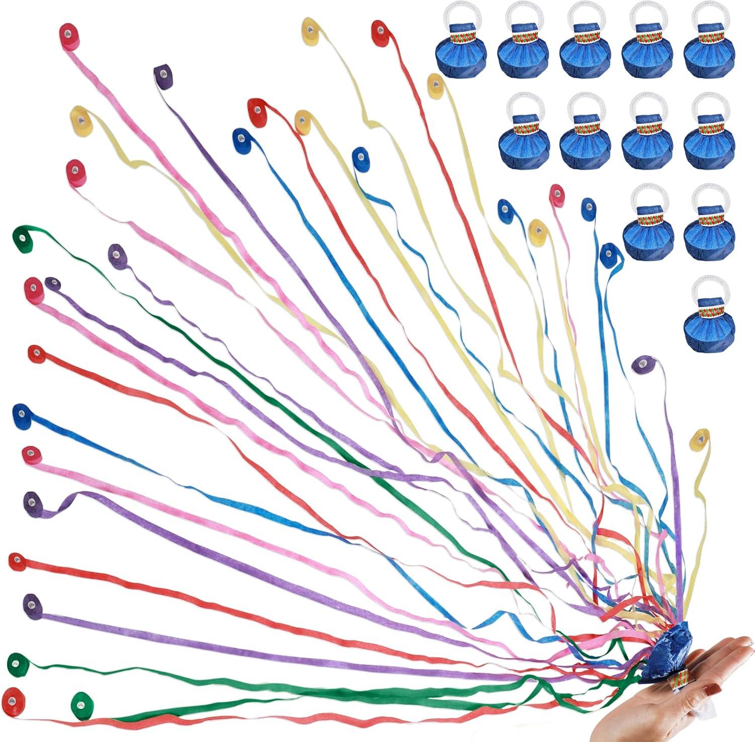 Surprising Versus: No Mess Streamers... 12-Pack Colorful Poppers Tested for Events