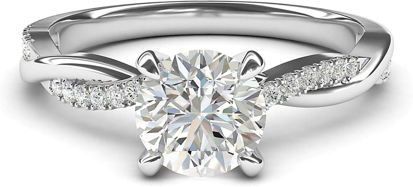 Sterling Silver Petite Twisted Vine vs. Promise Moissanite Bridal Ring: Surprising Ethical Insights