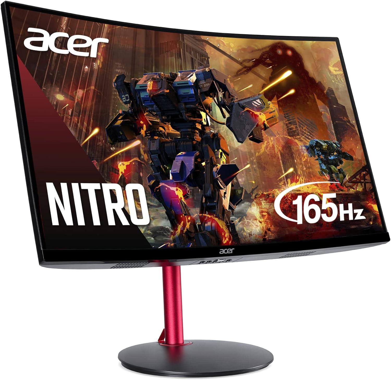 Acer Nitro 27 PC Monitor: 1ms, 1500R Curve Tested for 165Hz Gaming
