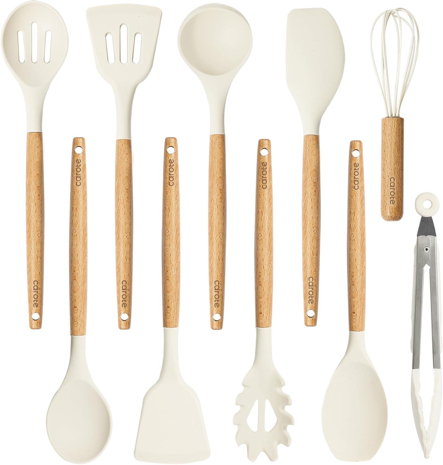 Surprising Insight: Heat-Resistant Kitchen Utensils with Wood Handles for Non-Stick Cookware