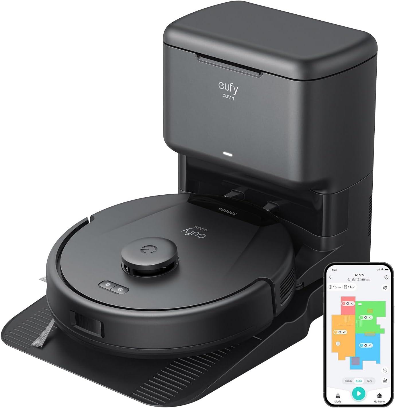 Eufy L60 Robot Vacuum Showdown: 60 Days Hands-Free, Hair Detangling, 5,000 Pa Suction, Self Empty- Tested for Real-World Chaos?