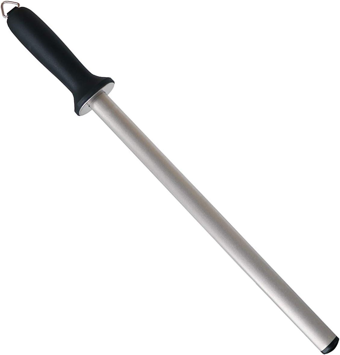 Diamond Housel 12in Oval Rod: Tested 600 Grit for Master Chef Cooking