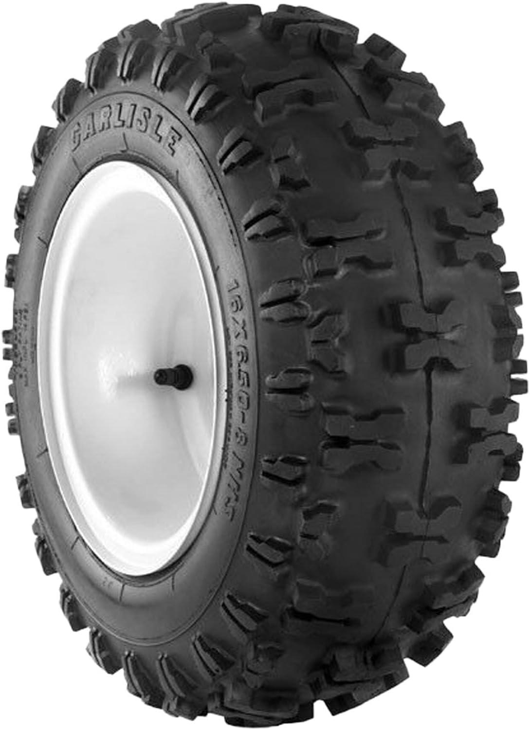 Carlisle Snow Hog Bias Tire 16x6.50-8 Tested in Winter: Deep tread vs. Seasonal