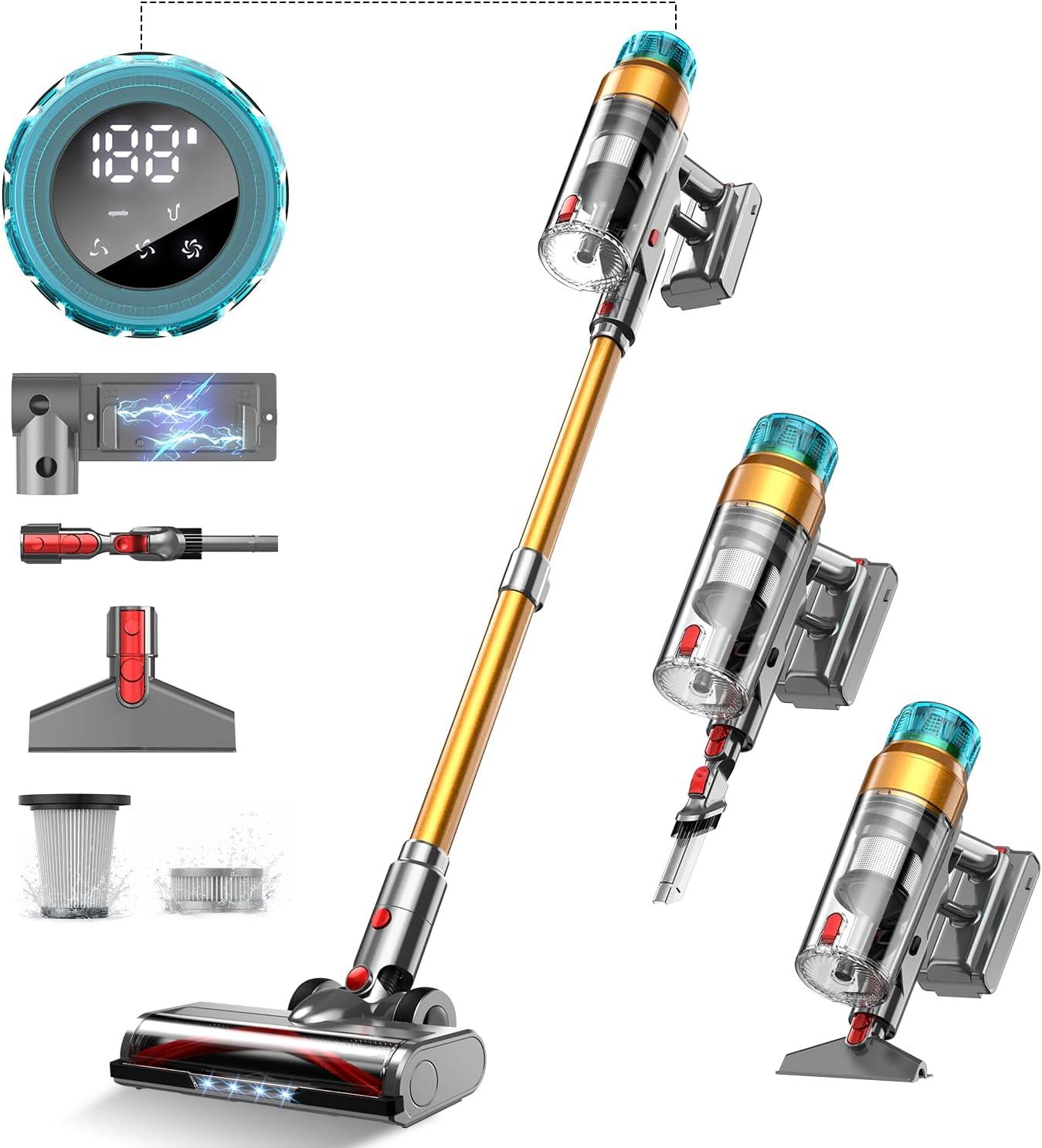 Showdown: Cordless Vacuums Tested - 55KPa vs. 600W Suction Power