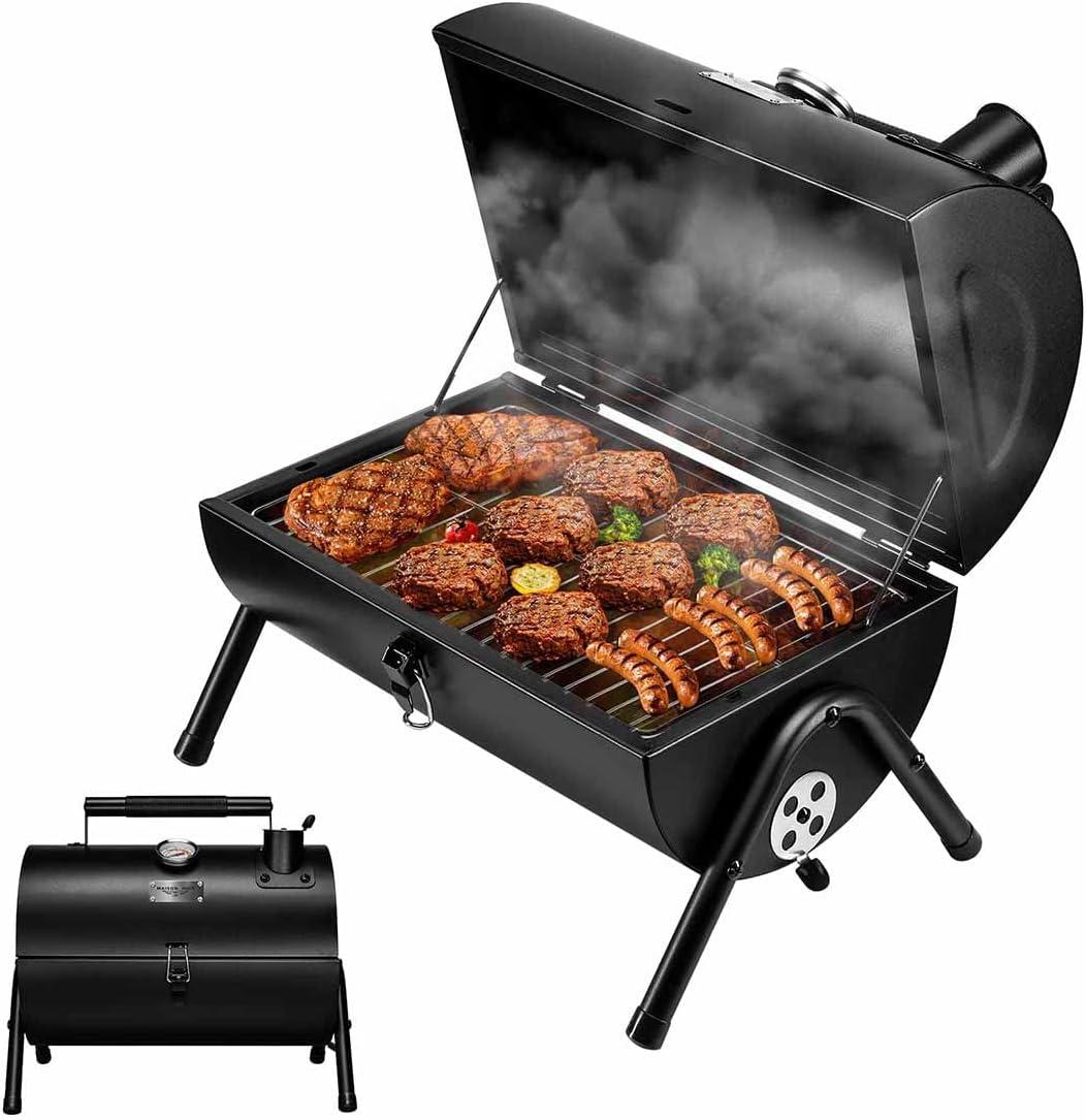 MAISON HUIS Adjustable Charcoal Grill vs. Static BBQ Smoker: Hiking Tested