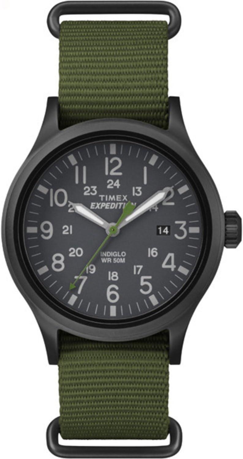 Timex Expedition Scout Showdown: 50M Water, INDIGLO Light, Durable Strap Tested for Outdoor Use