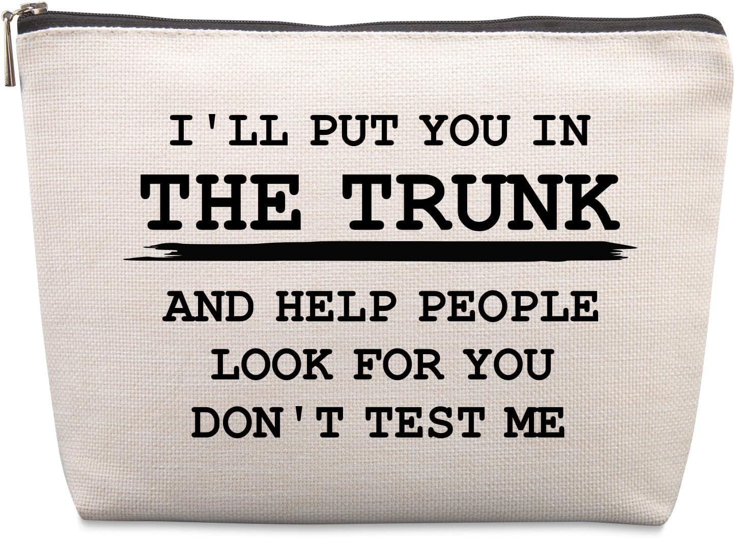 Funny Cosmetic Bag: Surprising Insight for Stress-Free Travel!