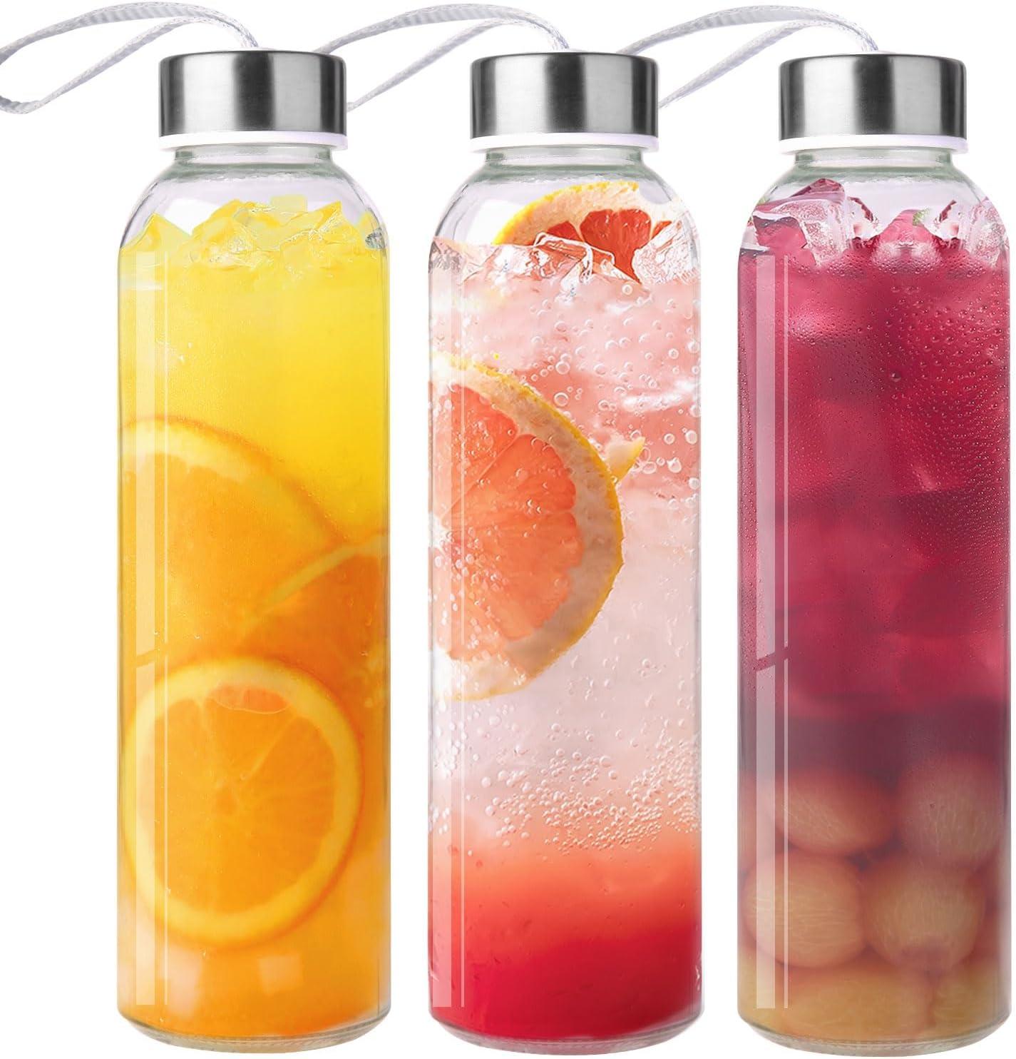 3-Pack Glass Bottles vs Steel Cap: Juicing Storage Tested for Travel