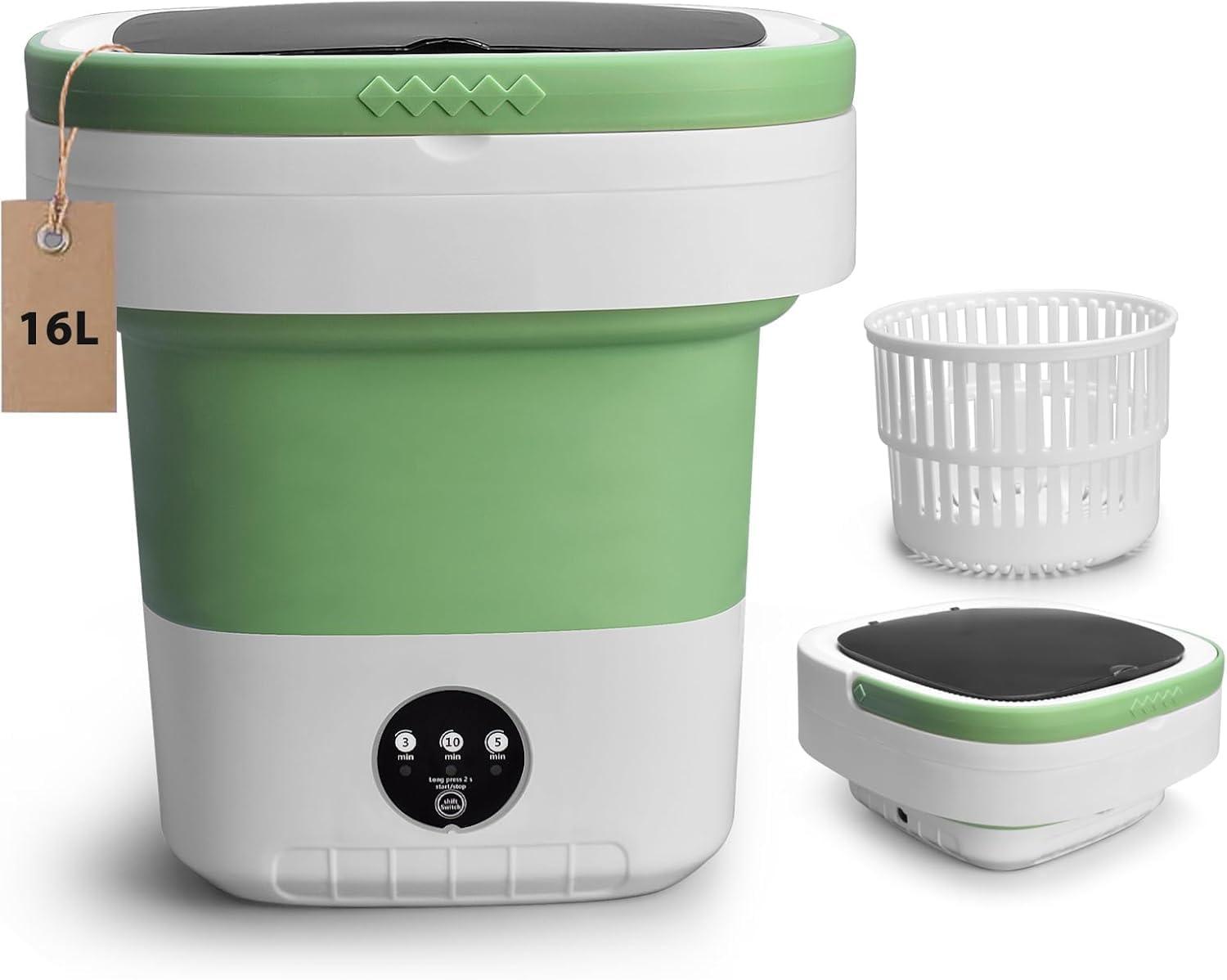 Portable Washing Machine Showdown: 16L, Spin Basket, & Foldable Tested for Small Spaces