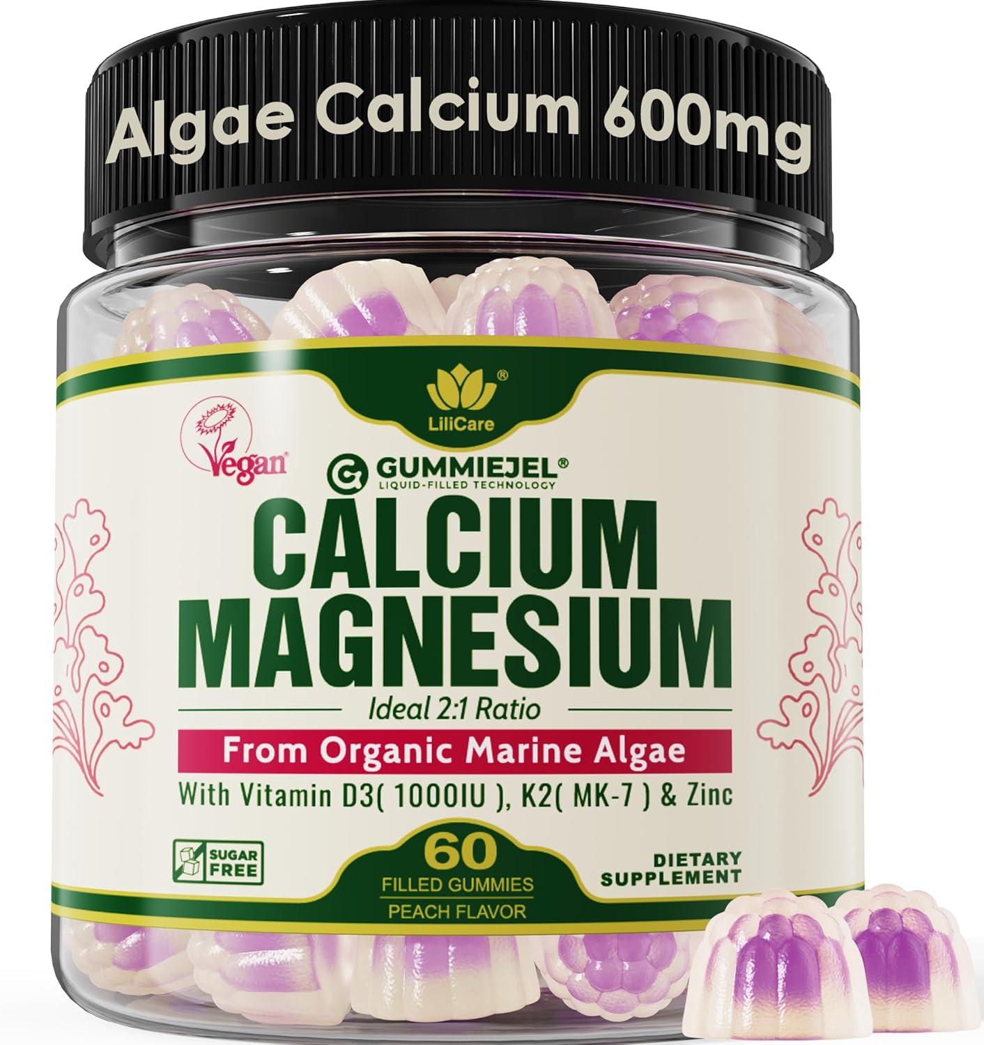 Algae Calcium Gummies Tested: 2:1 Ratio Boosts Bone Health Surprisingly
