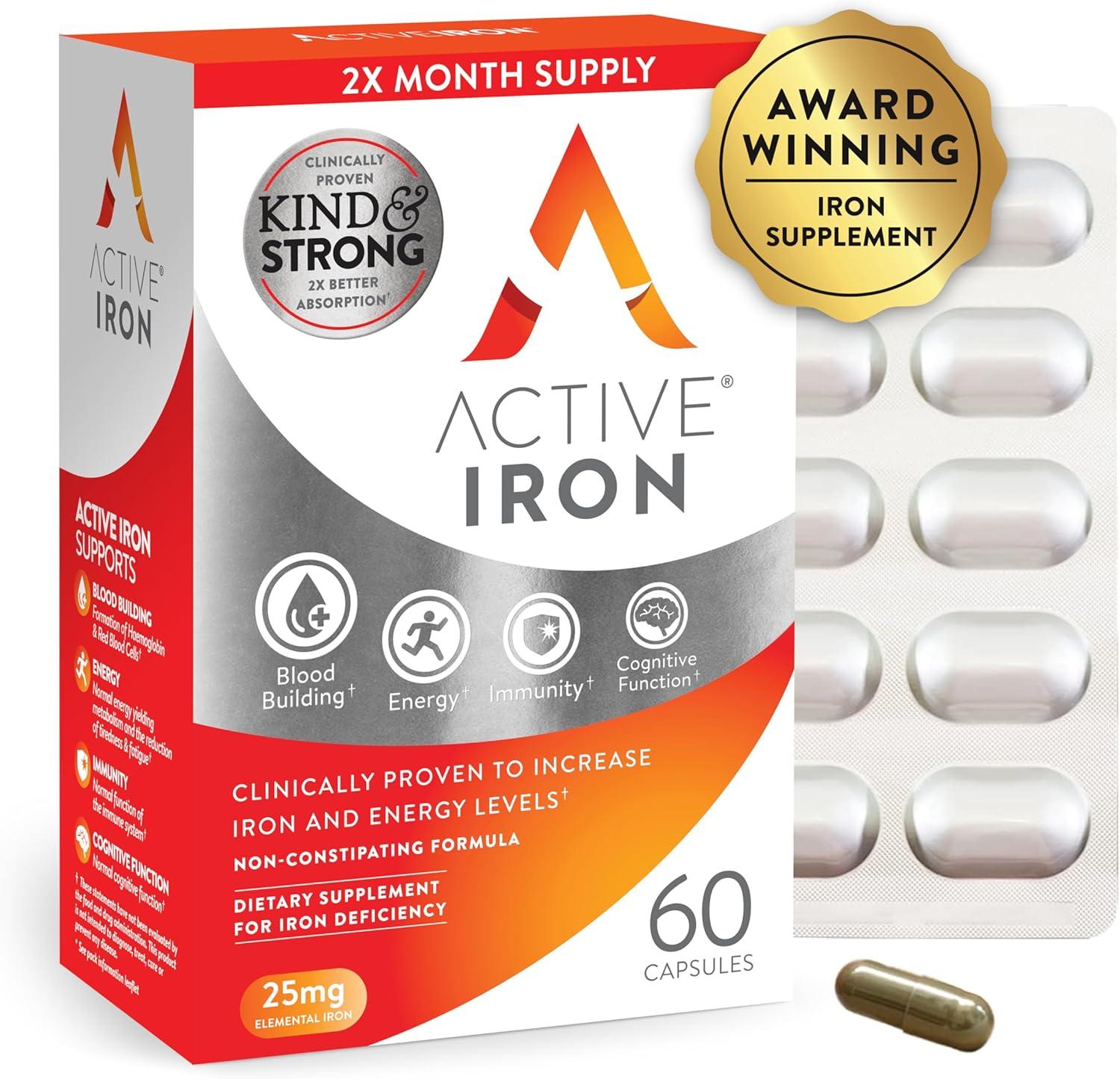Non-Constipating Tested vs. Regular Iron: Gentle & Highly Absorbed for Women…