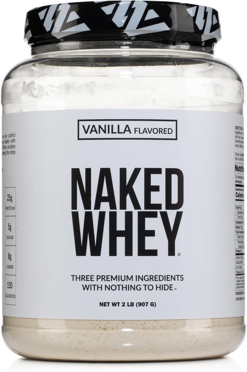 Vanilla Protein Powder Compared: 3-Ingredient, Grass Fed, No Soy, Gluten-Free-24 Servings, Surprising Simplicity