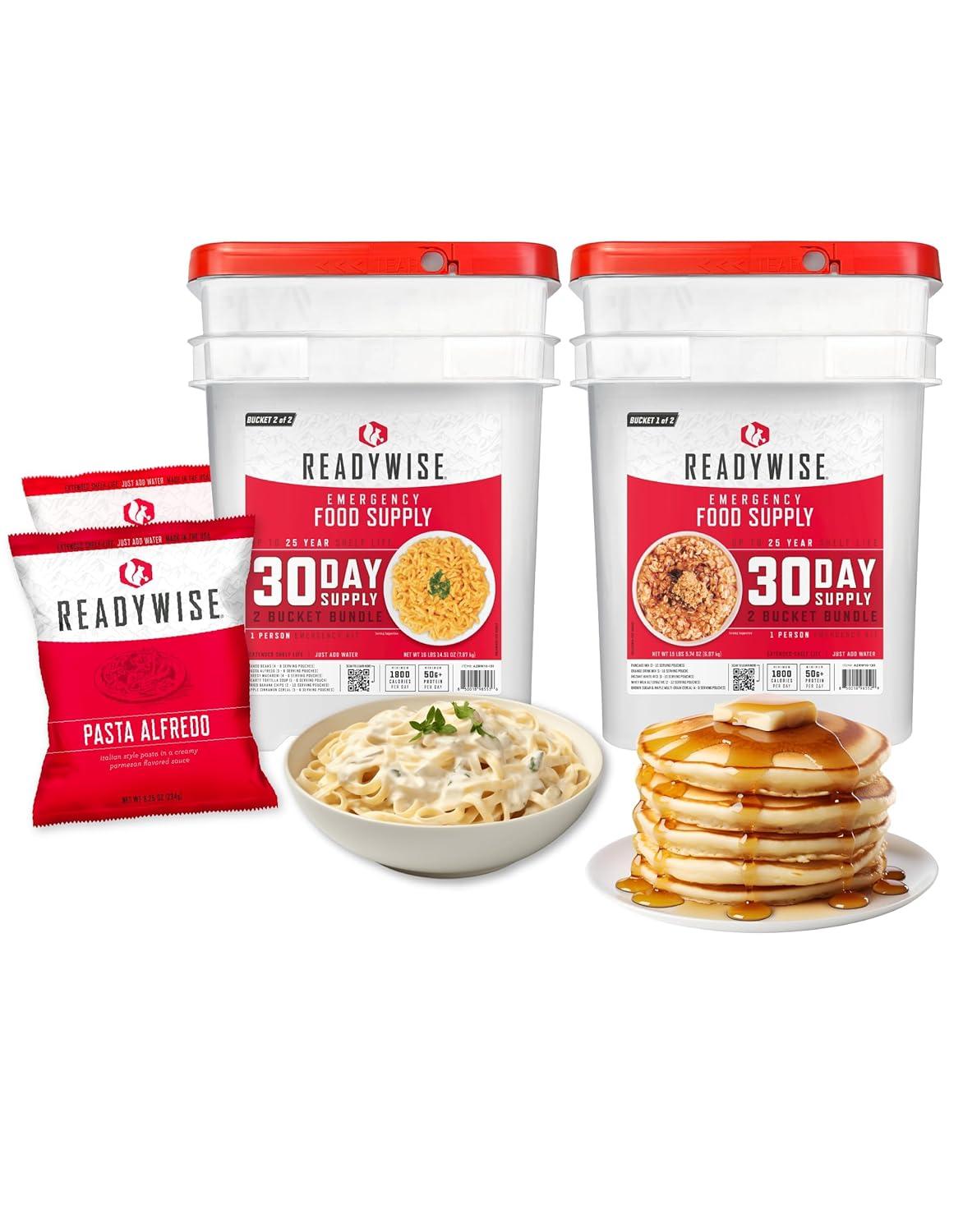 Readywise Showdown: 25-Year Shelf Life, 2 Buckets, Freeze-Dried For Emergency Prep