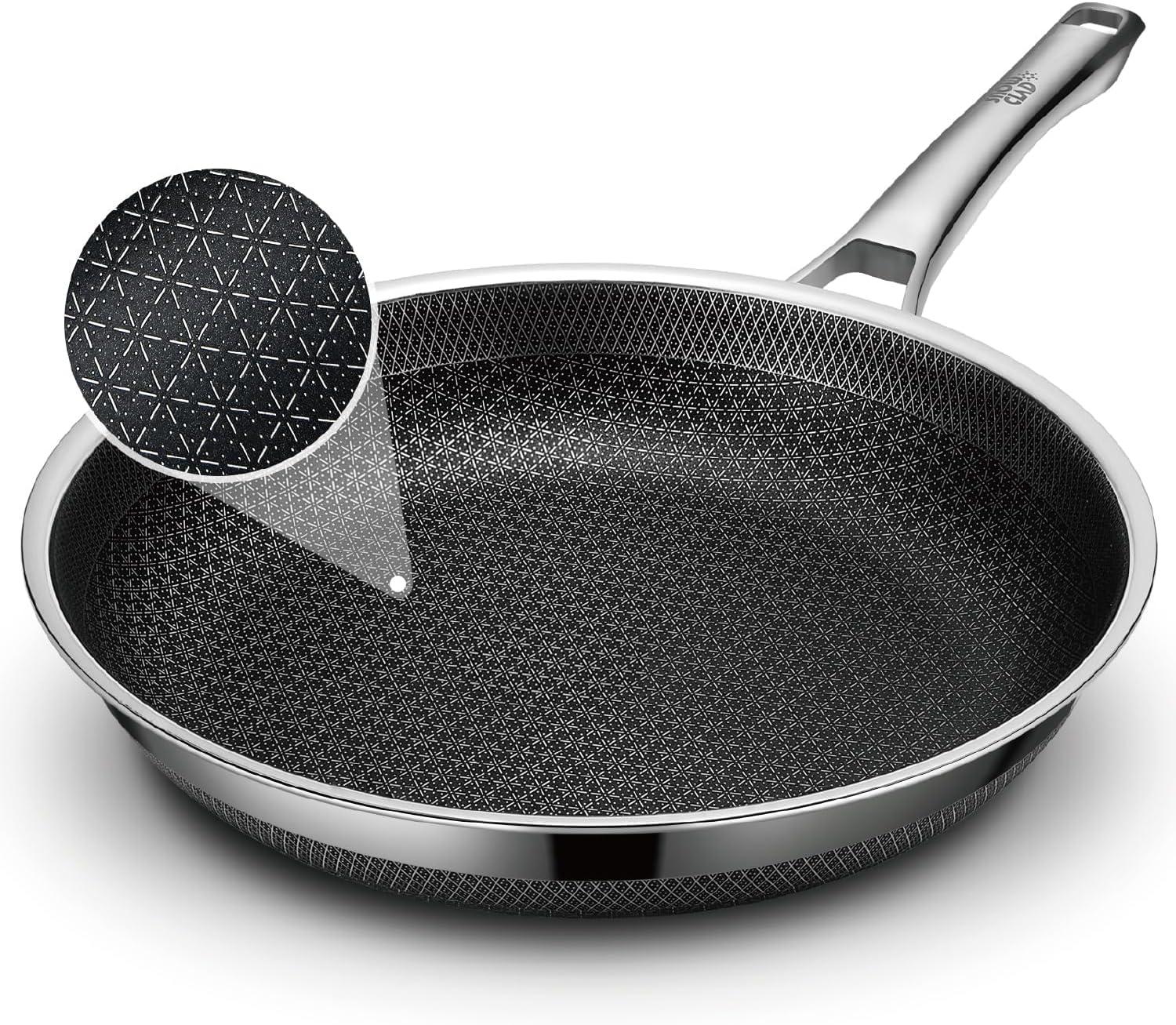12-Inch Hybrid Non-Stick Skillet Showdown: Dishwasher, Induction, PFOA-Free Tested