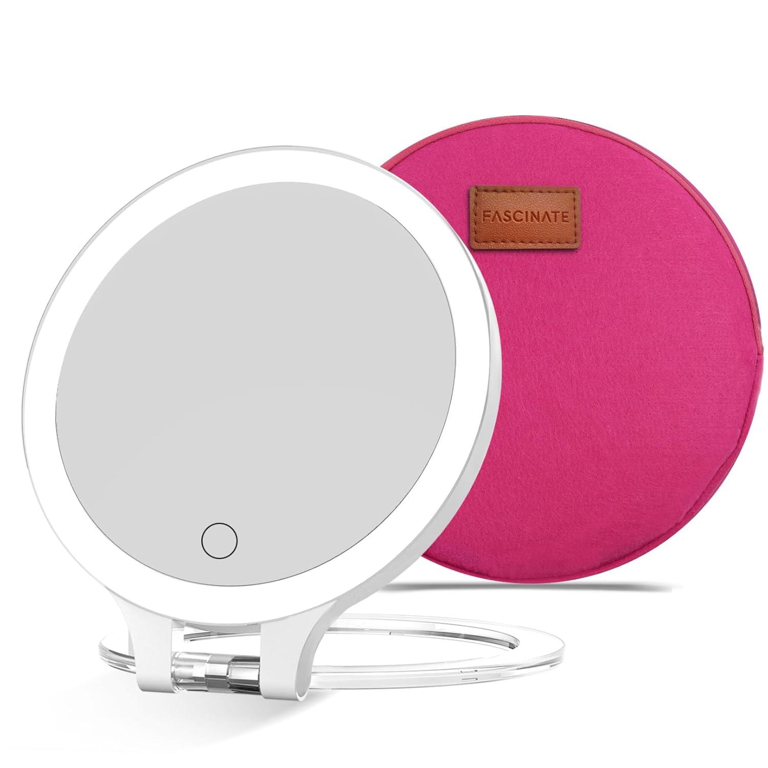 Makeup Mirror Showdown: 10X vs. 24W Light - Tested for Travel & Home