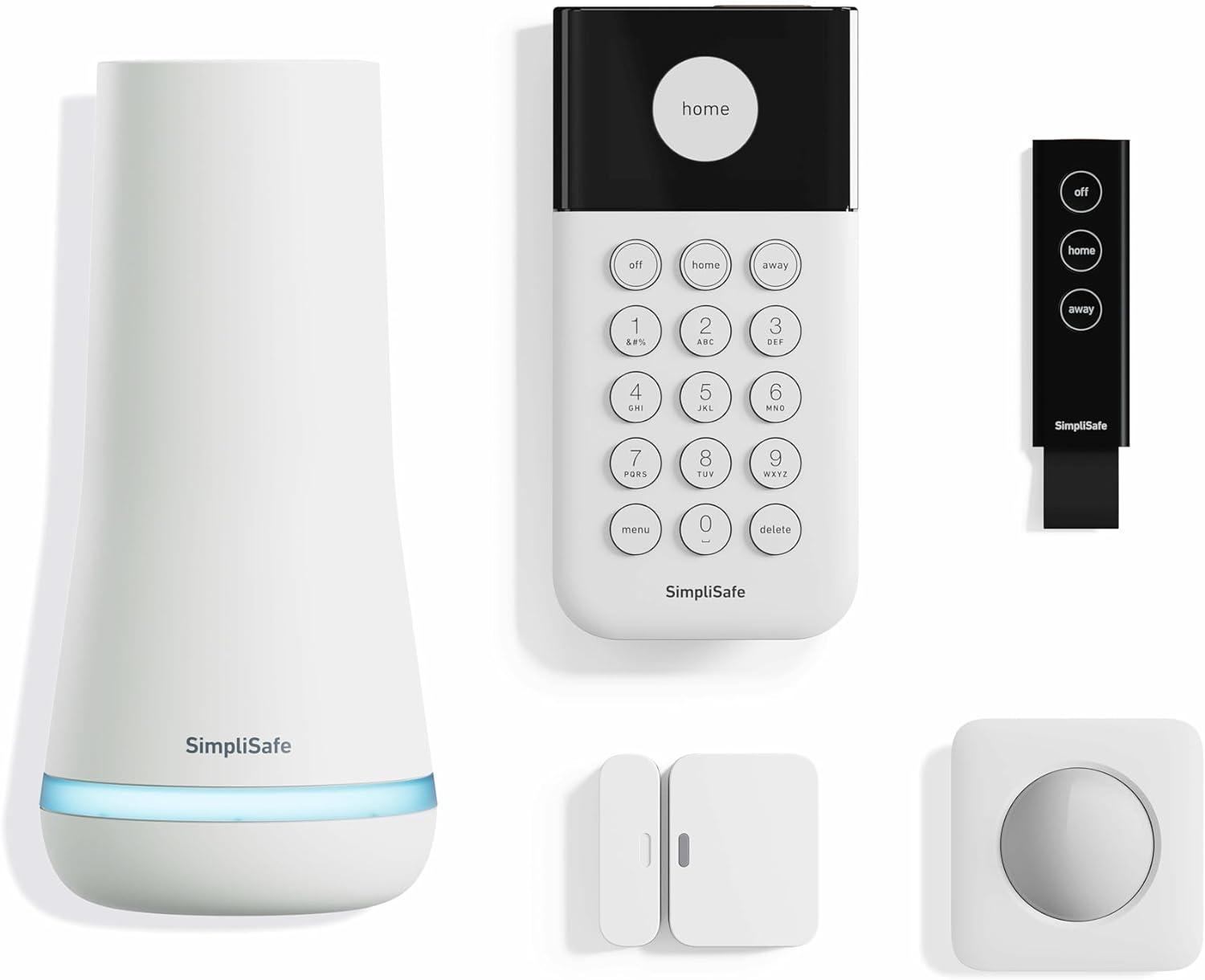 SimpliSafe Wireless Security Tested: No Contract vs. Alexa Compatibility, White
