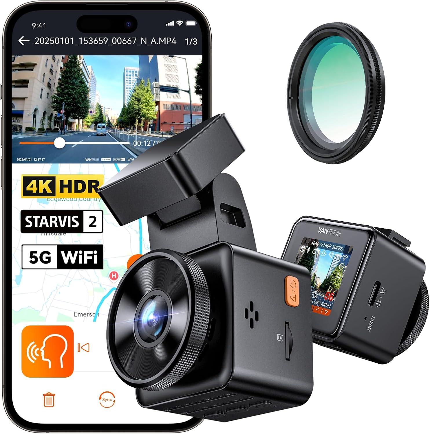 Vantrue E1 Pro 4K vs. STARVIS 2 PlatePix HDR Car Camera Showdown: 5G WiFi, LTE, Surprising Night Vision