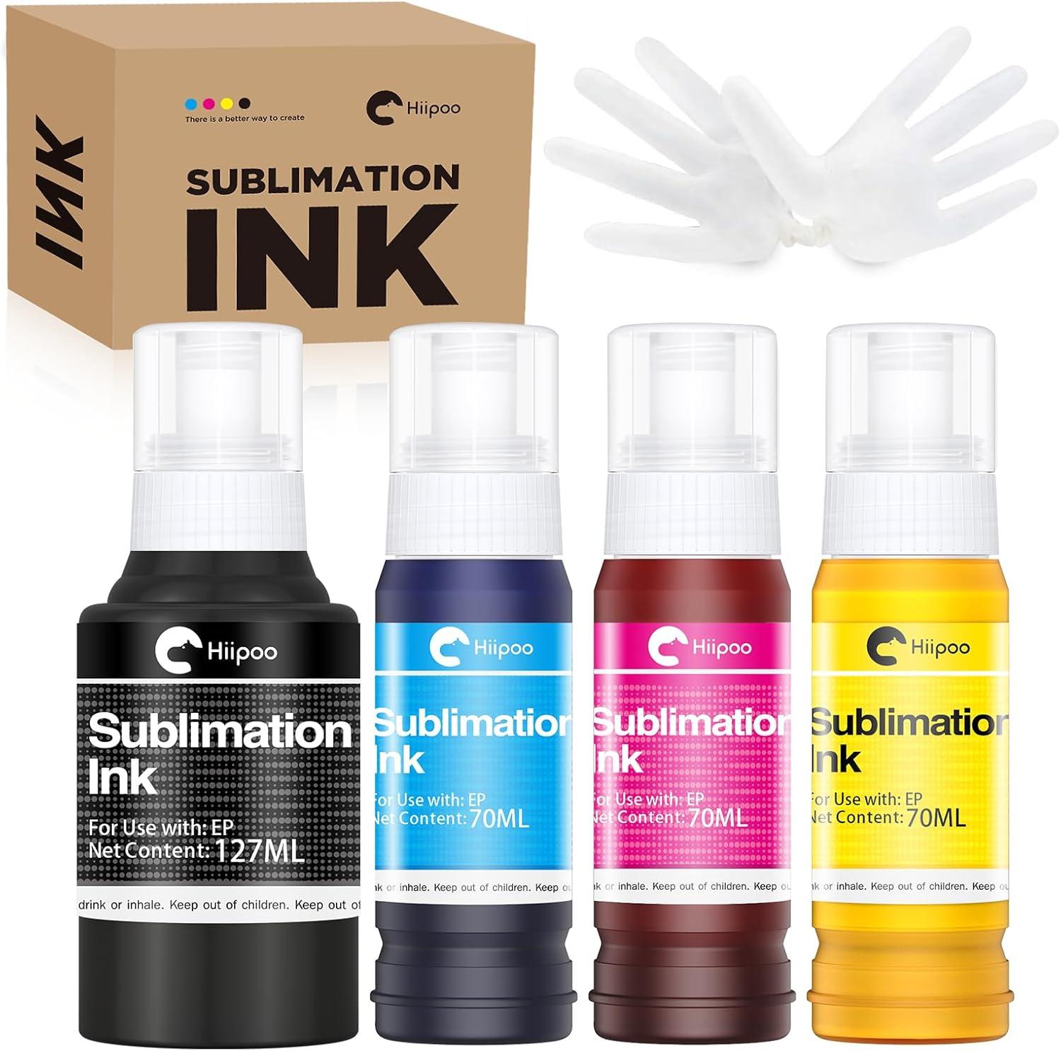 Hiipoo Sublimation Ink Tested: Surprising Efficiency for Heat Press Mugs & T-Shirts