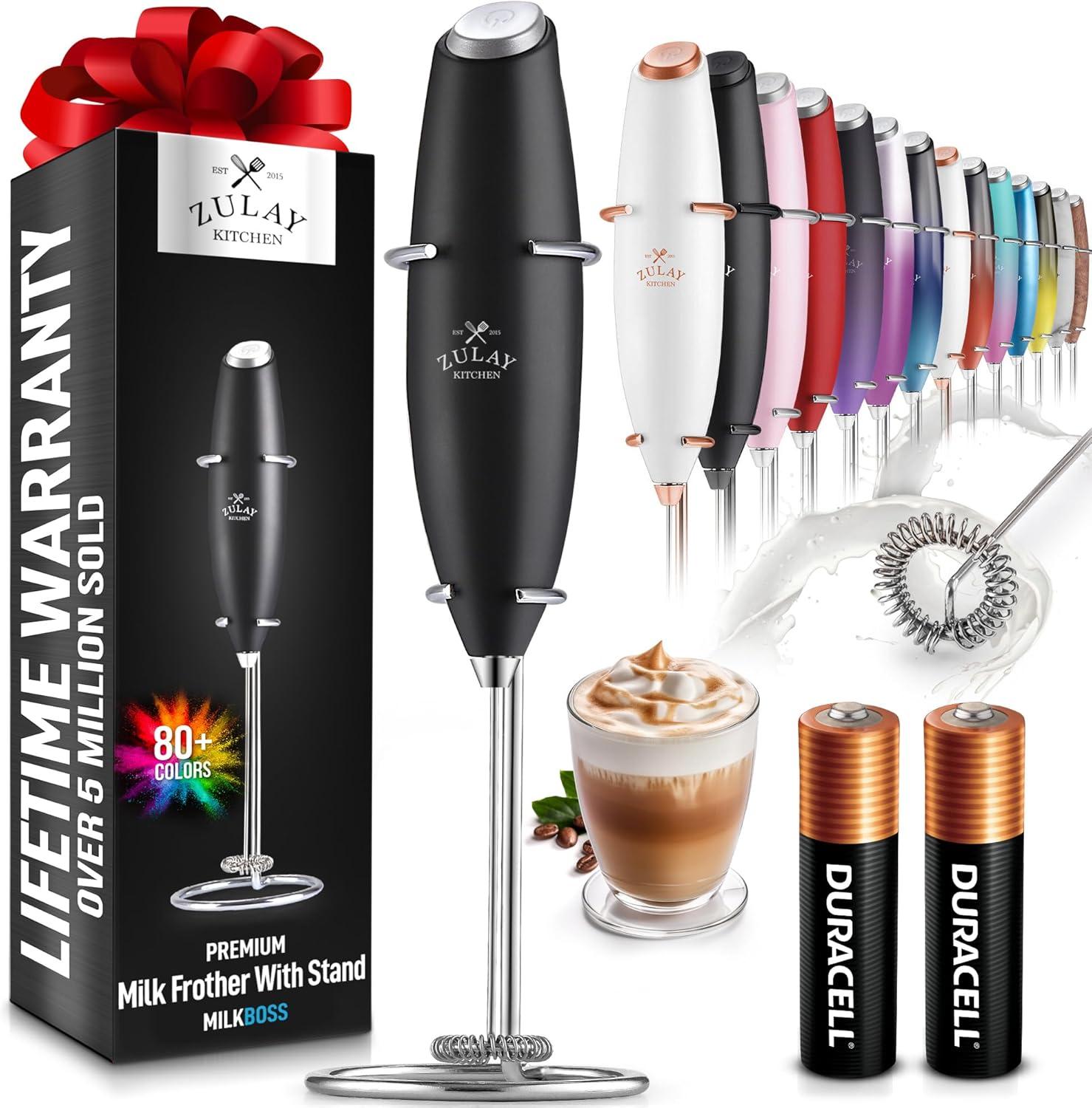 Surprising Affordability of Zulay's Battery-Powered Milk Frother… Versus Nespresso Models?