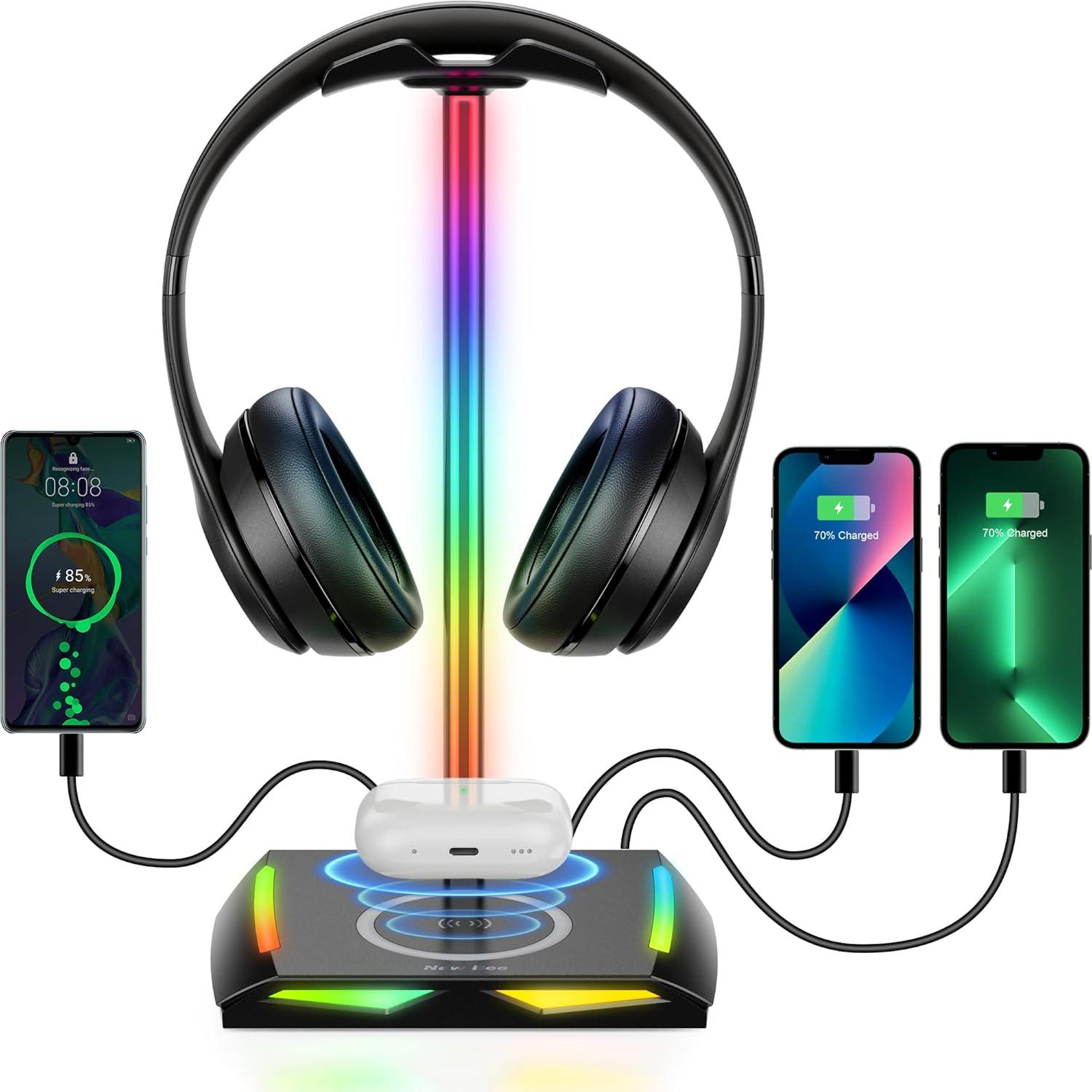New bee RGB Stand Tested: 2 USB-C Ports vs. 7 Light Modes for Gaming