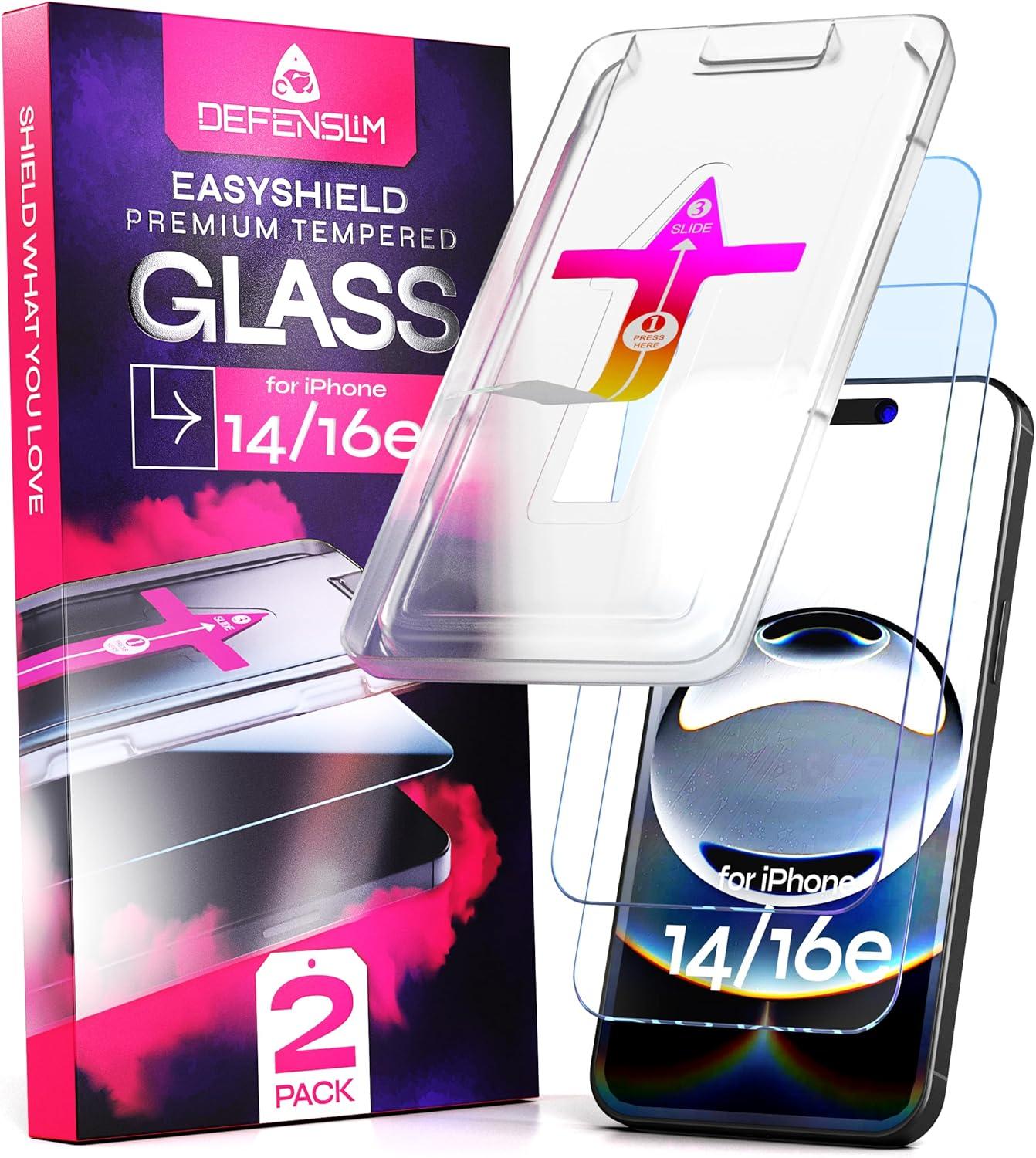 IPhone Screen Protector Showdown: 9H Hardness, Auto-Align, Ultra HD Clarity... (2Pack, Case Friendly)