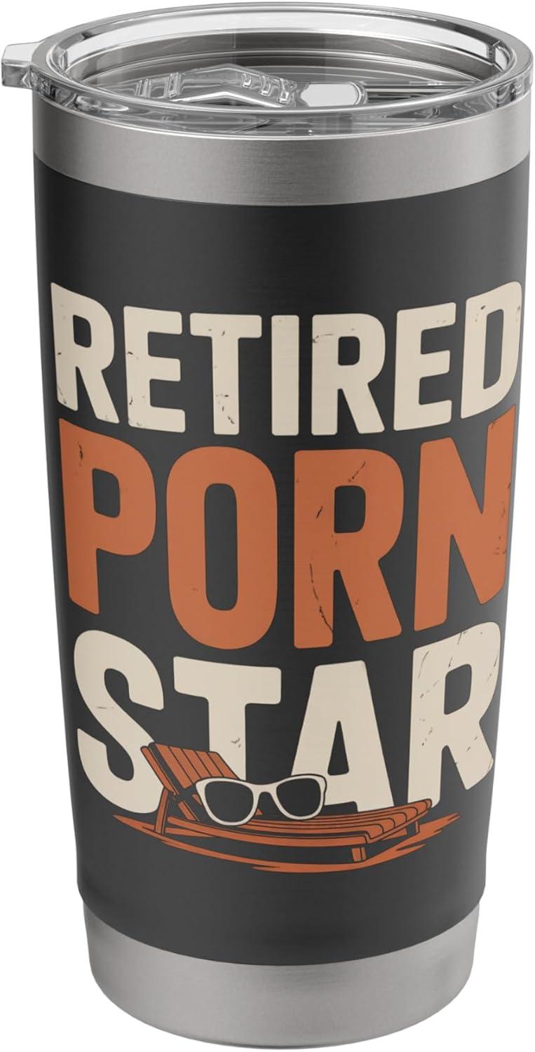 Funny Retired Tumbler Tested: Dual Wall, Leak-Proof, & BPA-Free Humor