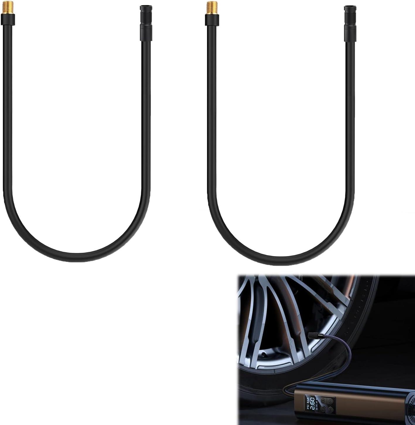 Versus Standard Car Valve Stems: 19.69-Inch Hose for Quick, Safe Inflation