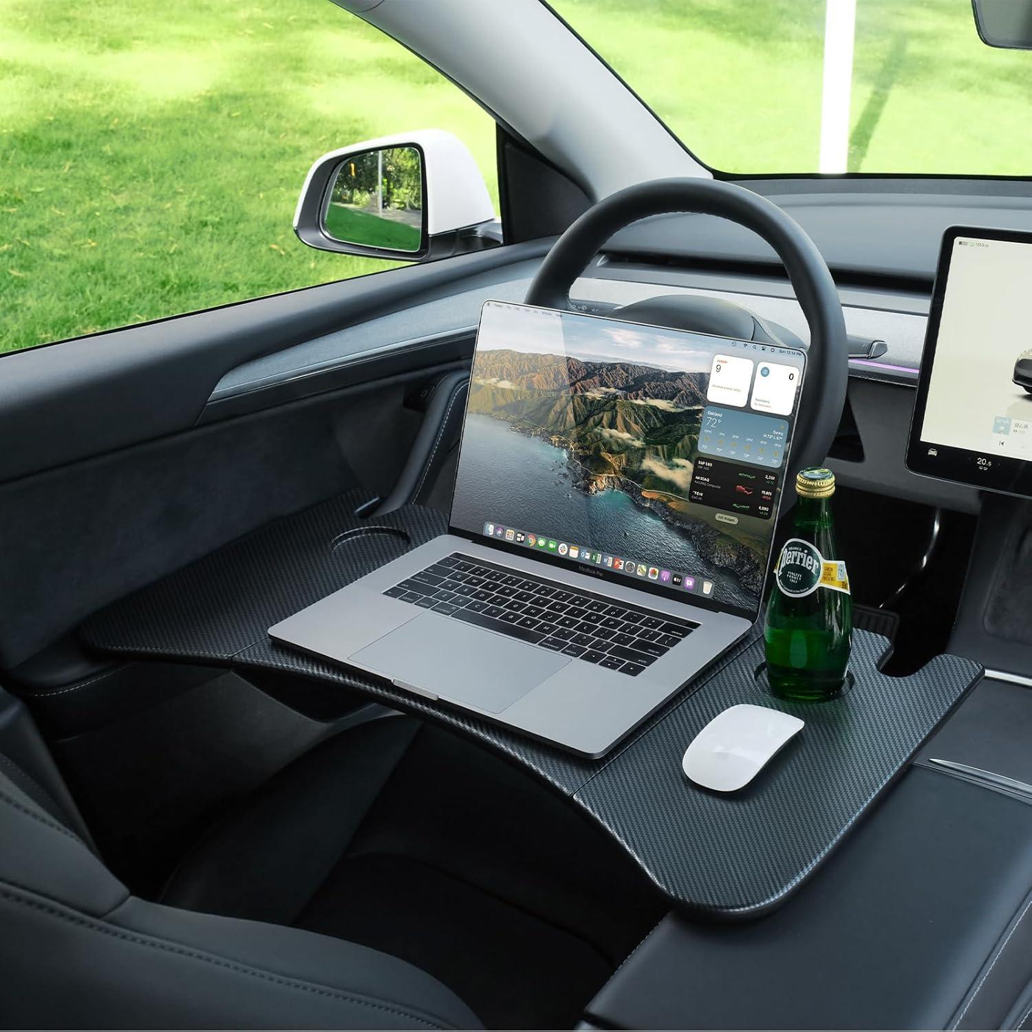 YONZEE Desk Food Trays Compared: Carbon Tech vs. Support Leg for Car Work... Dining (2 Pack)