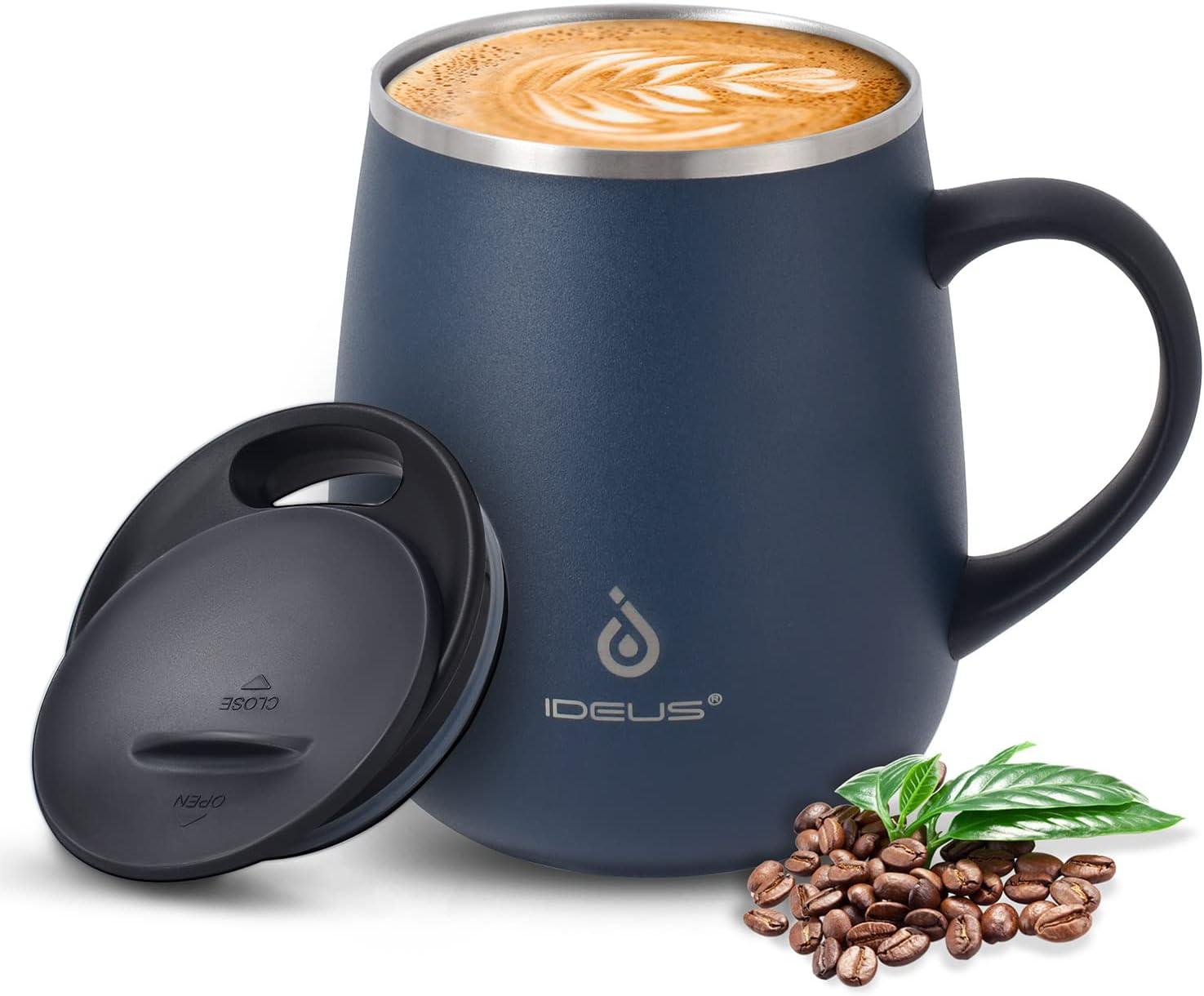 Surprising Durability: Ideus 16oz Travel Mug Tested for Spillproof & 12-Hr Cooling