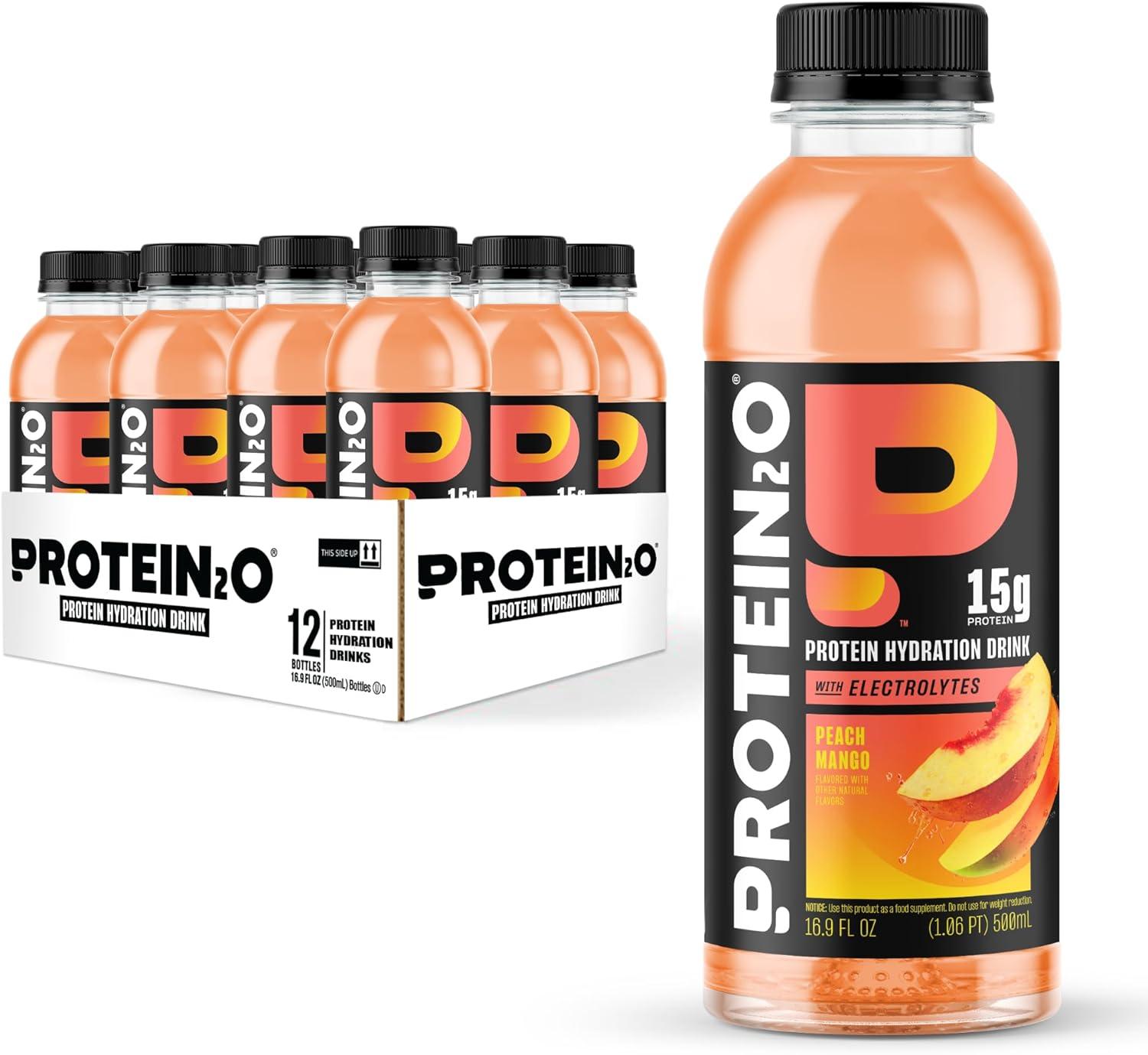 Protein2o Versus Juice: Peach Mango Win, 15g Protein Tested… Refreshing Twist!