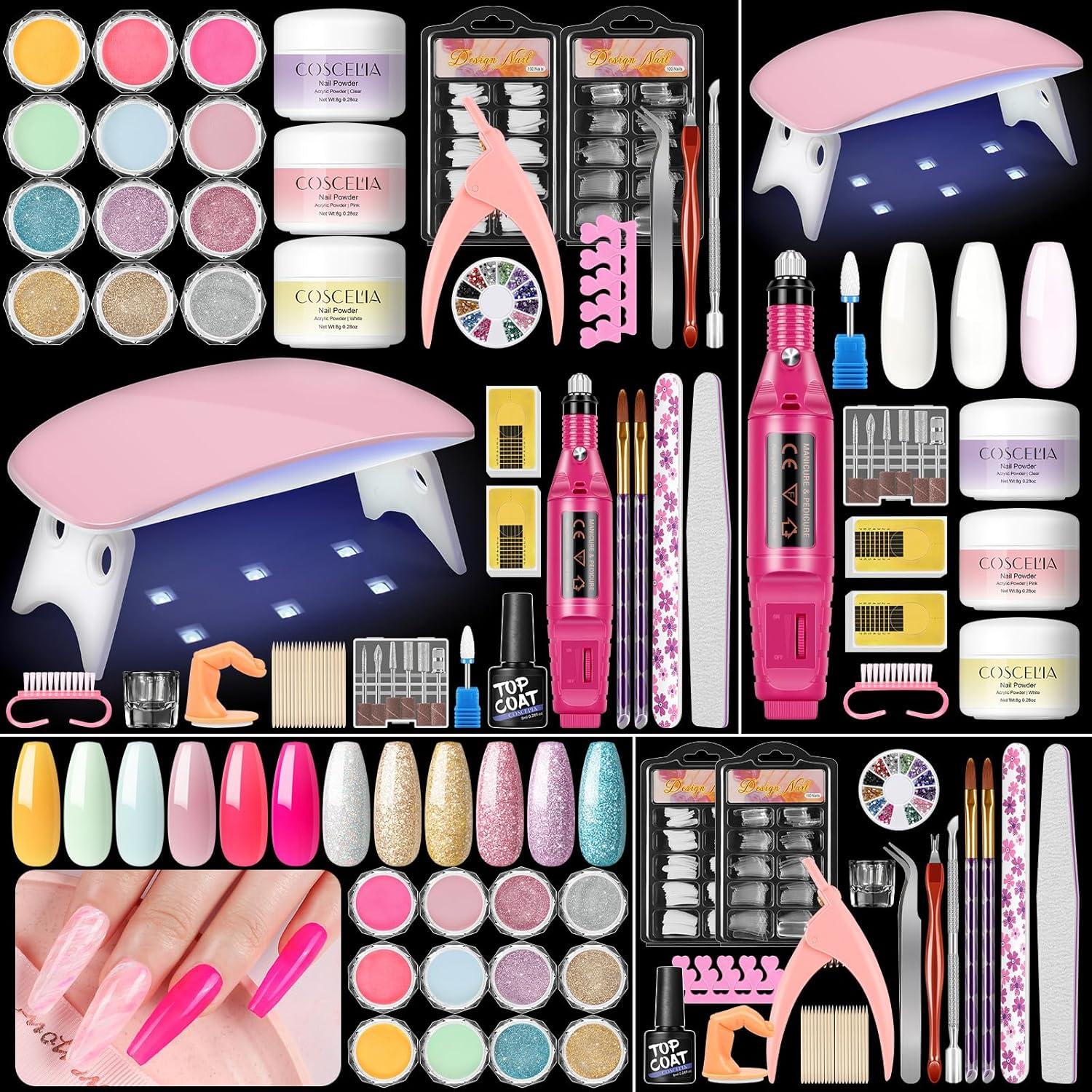 Beginners' Acrylic Kit Showdown: Powder vs Drill for Perfect Nails... You'll Be Surprised!