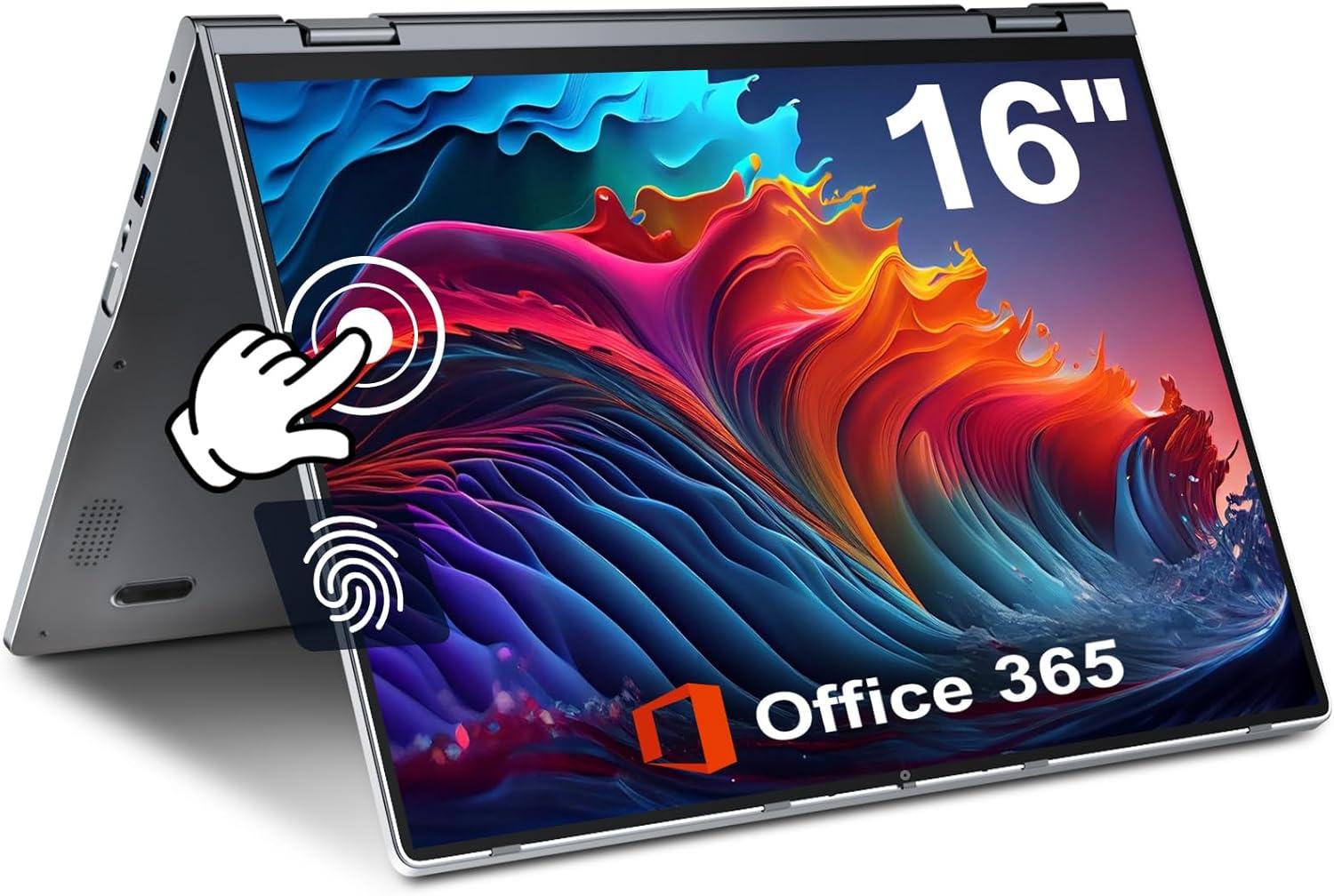 Converter Laptop Showdown: 16-inch, Fingerprint Tested, BRISK Buy!