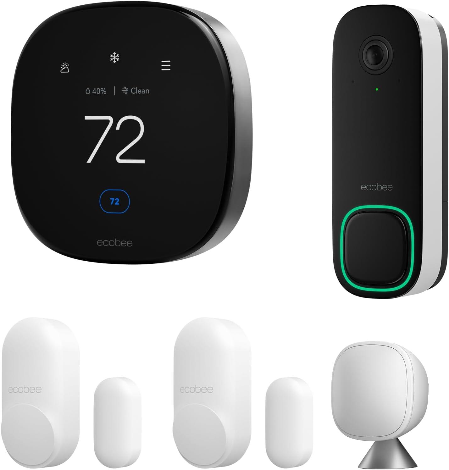 Ecobee Smart Bundle Showdown: Tested Savings, Cam Entry, Door Sensor, Thermostat Convenience... Seasonal Ease!