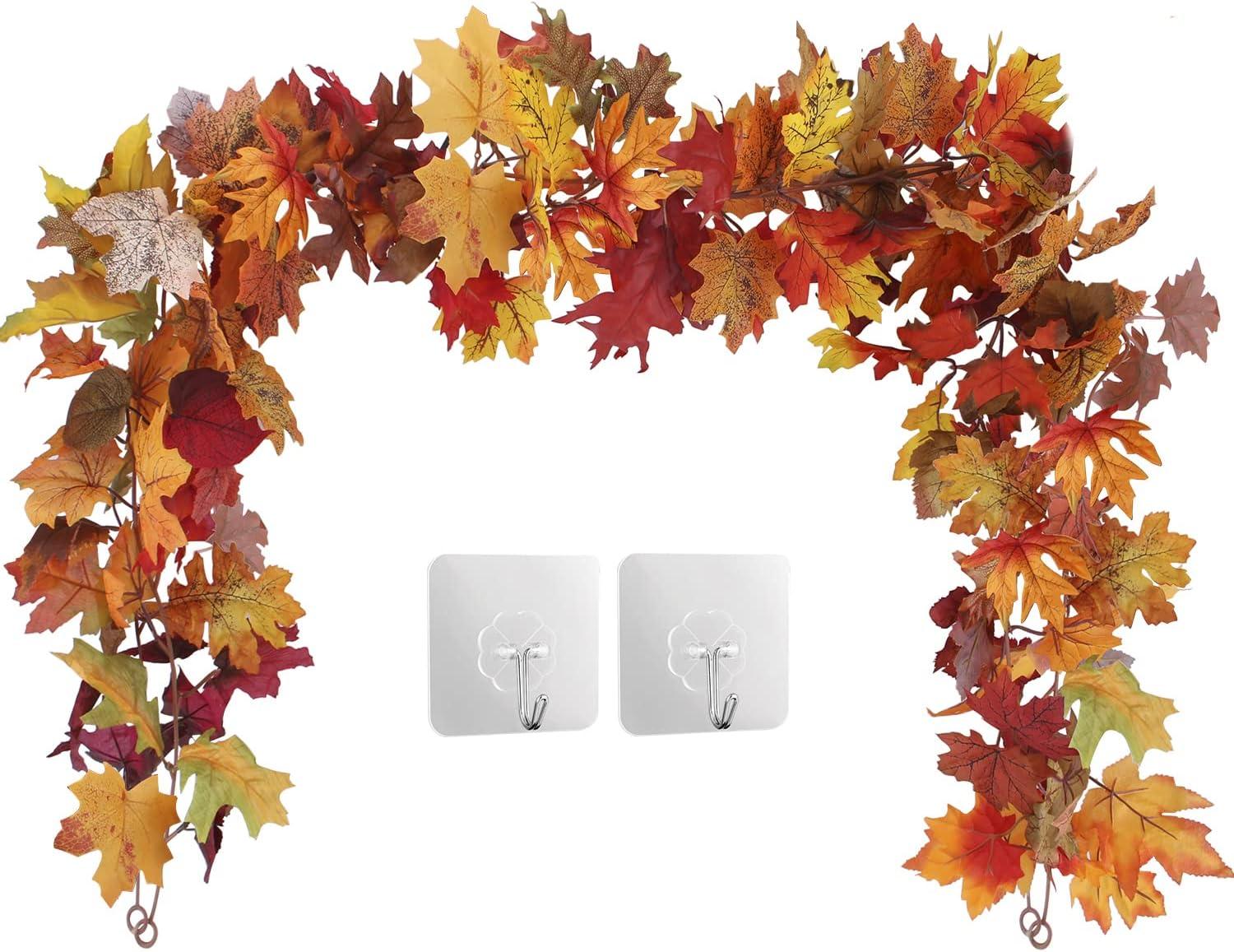 Comparing Maple Garlands: Tested Vine, Durable Leaves, Trendy Decor... Perfect For Home Or Party!