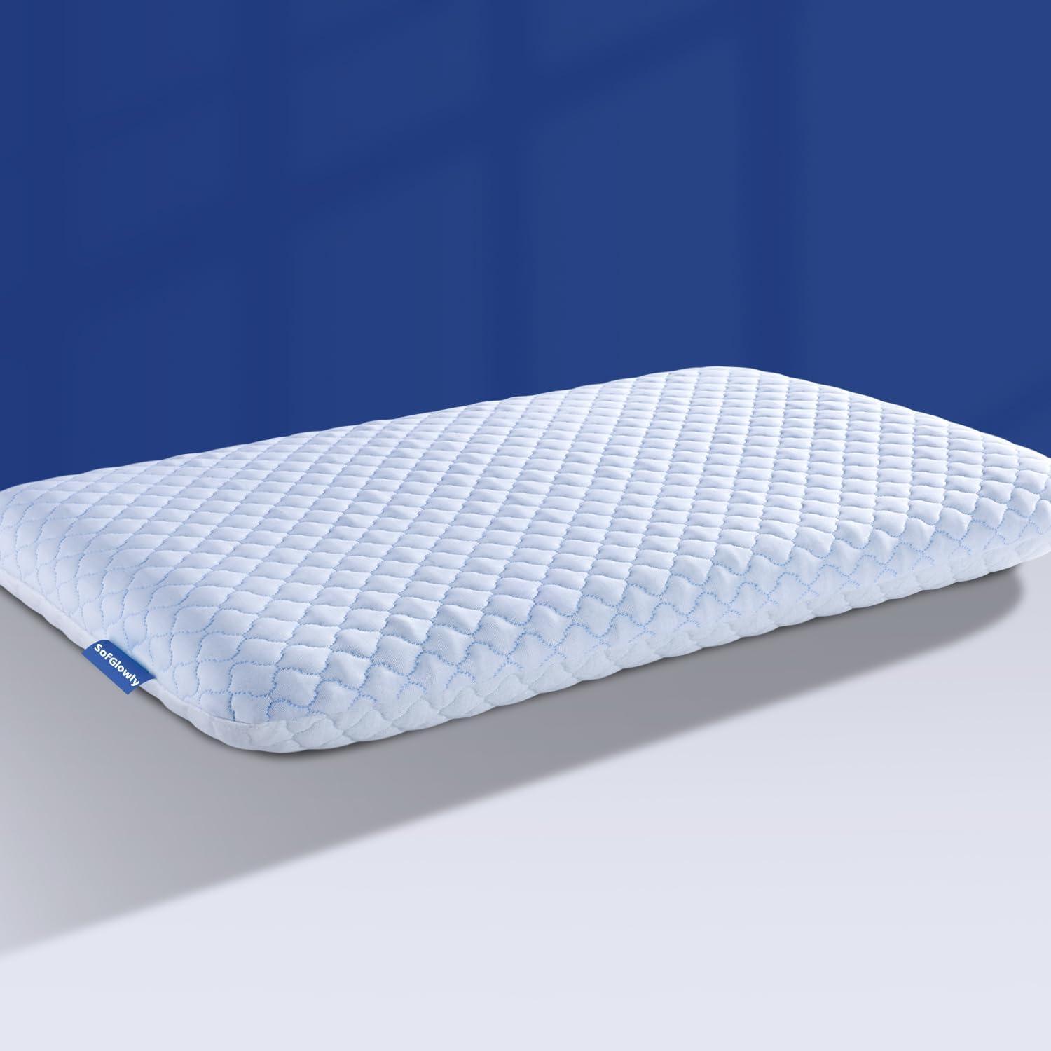 Cooling Memory Foam Pillow Versus Slim Design... Tested For Sleep Comfort