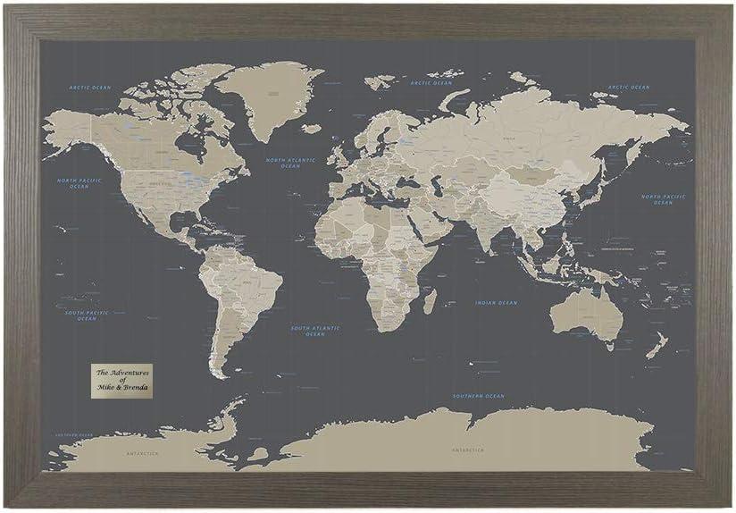 Surprising Travel Insight… Tested Map pinned at 27.5"x39.5"!