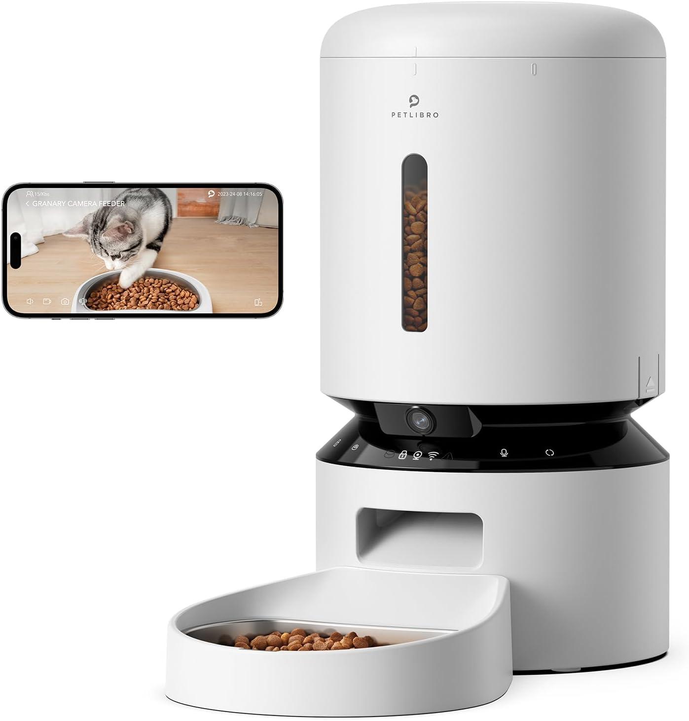 Smart Pet Feeder Showdown: Tested Stock on Camera with Audio, Night Vision, Motion Alerts for Cats Dogs