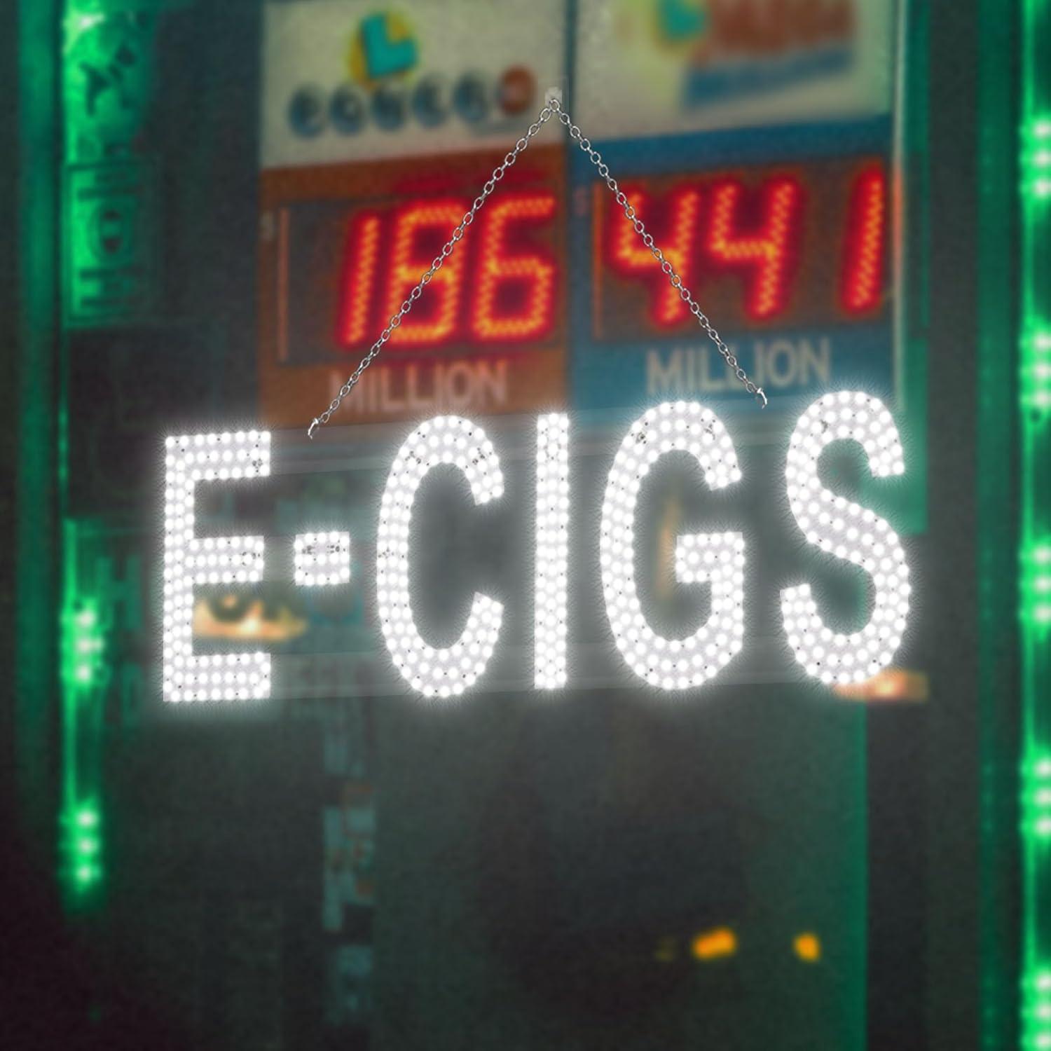 LED Sign Showdown: Remote & Bright Window Vape Sign… Tested For Business!